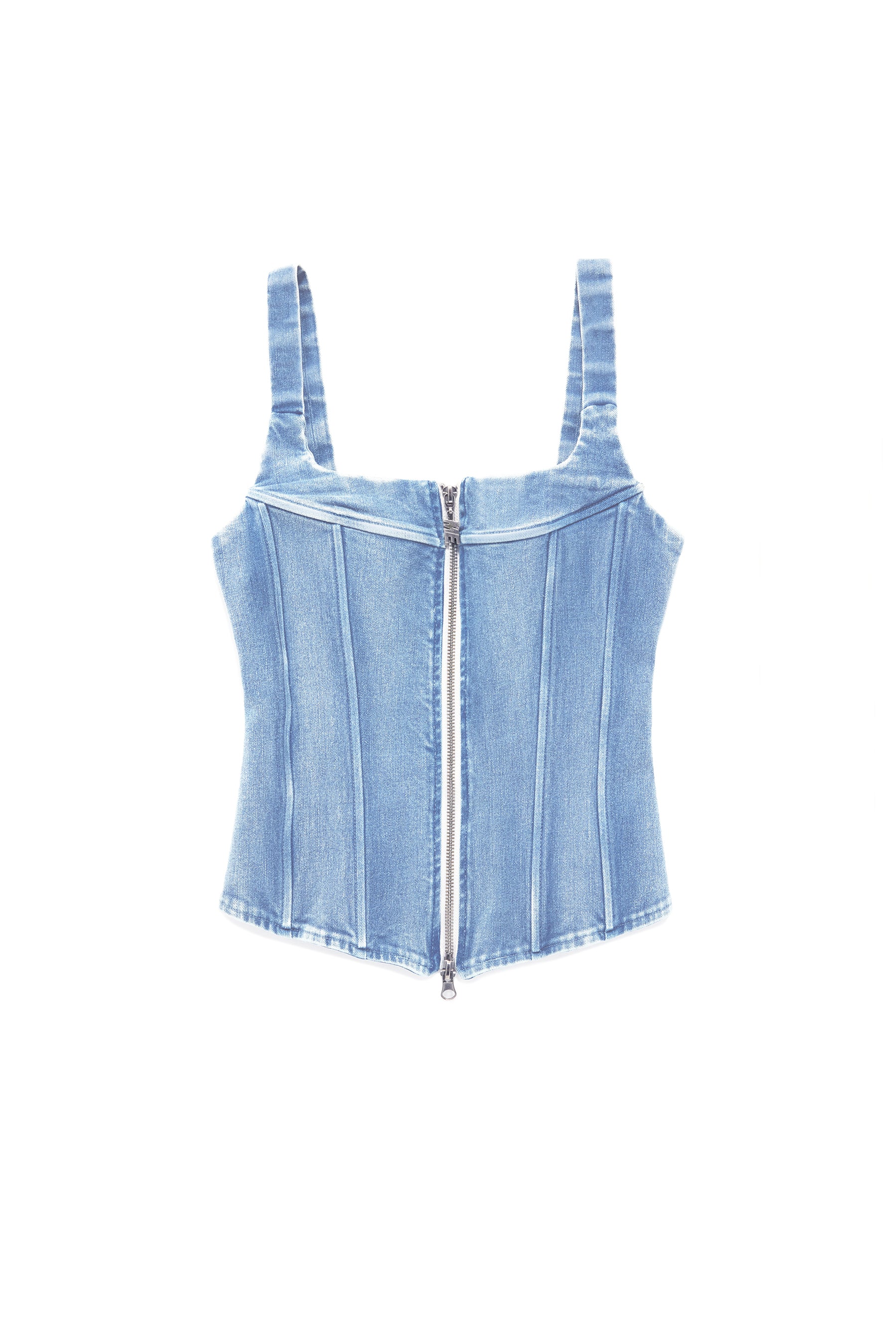 Classic Denim Corset Top