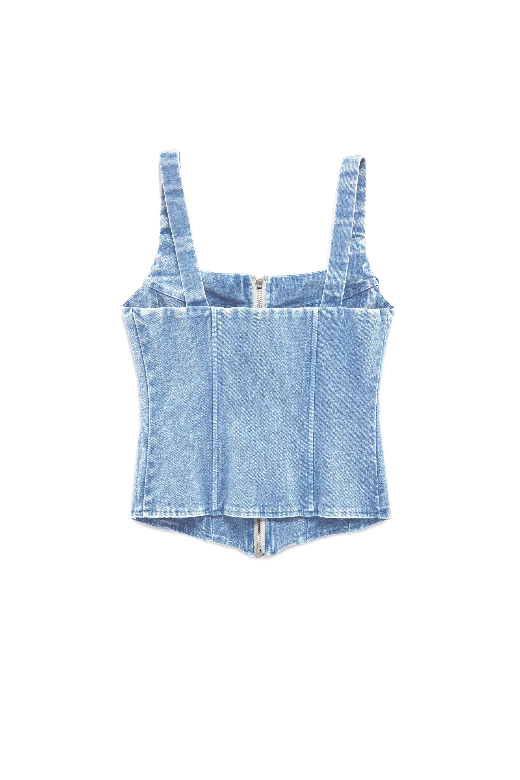 Classic Denim Corset Top - Image 14