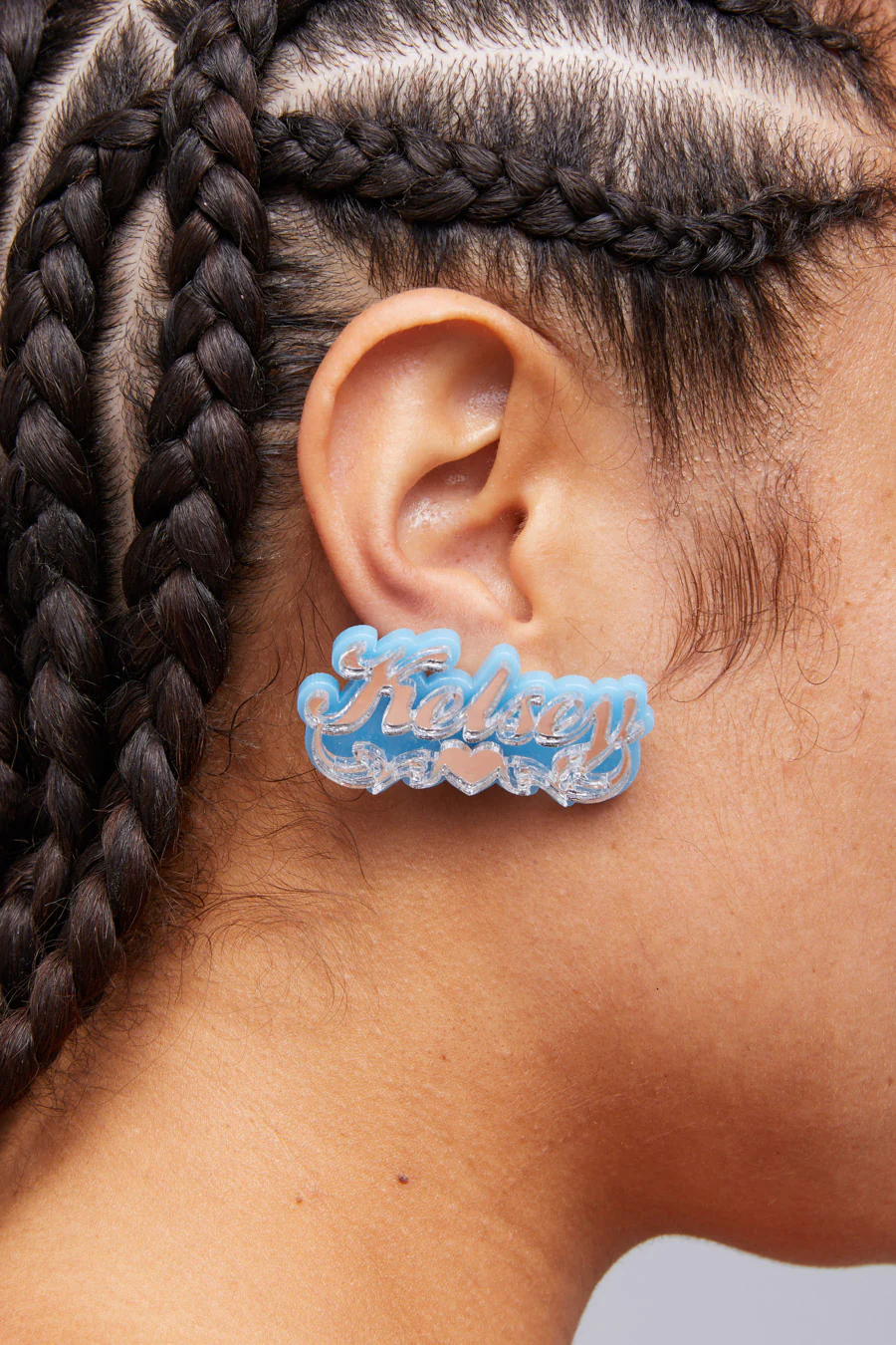 Custom Name Stud Earrings - Image 3