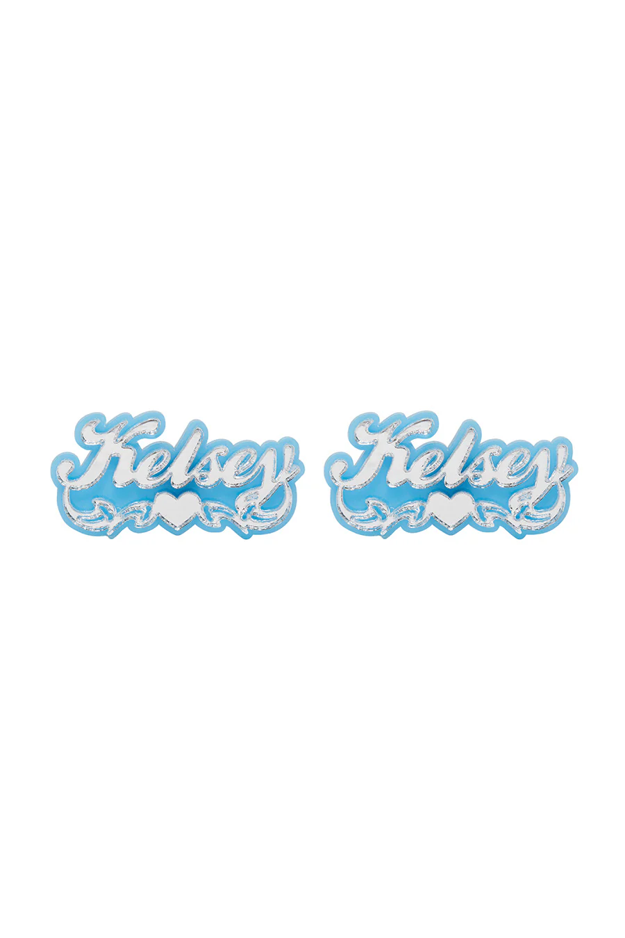 Custom Name Stud Earrings - Image 7