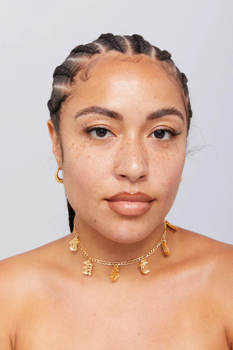 Custom Old English Dangle Choker - Image 2