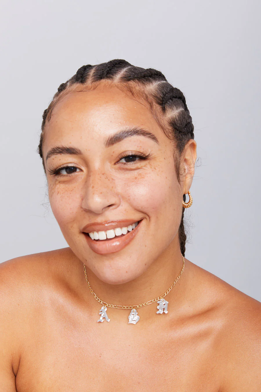 Custom Old English Dangle Choker - Image 3