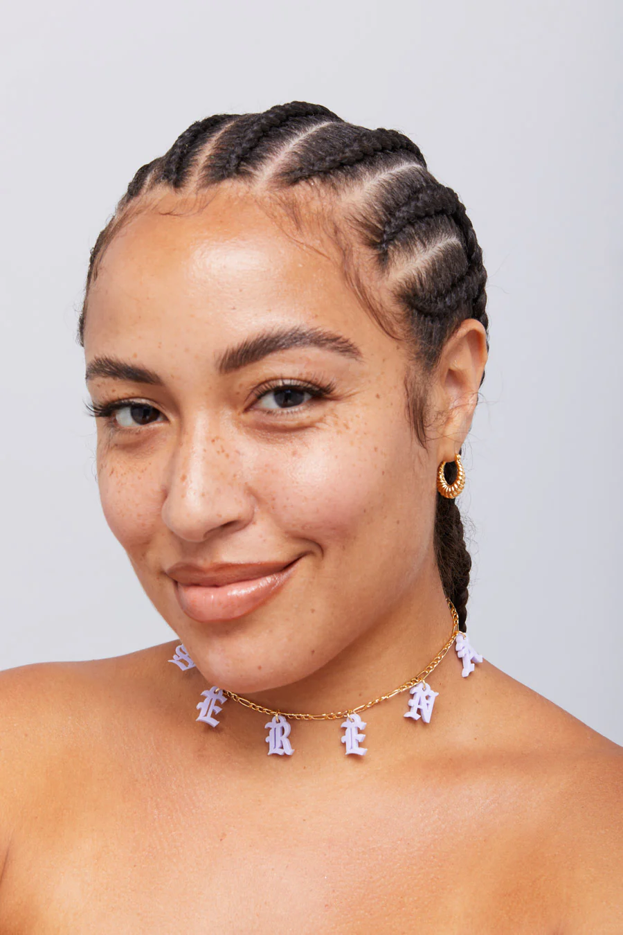 Custom Old English Dangle Choker - Image 4