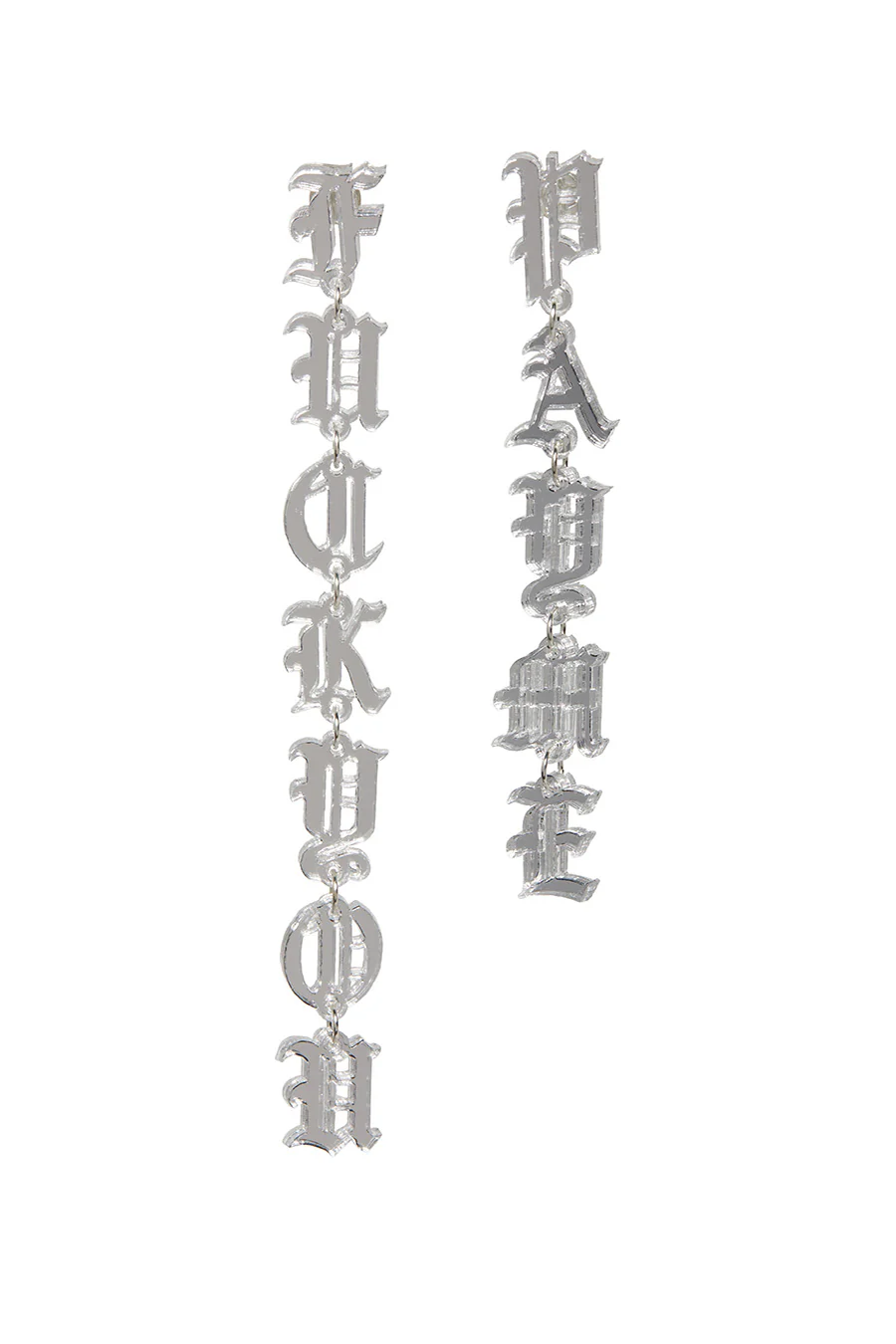 Custom Old English Drop Earrings - Image 7