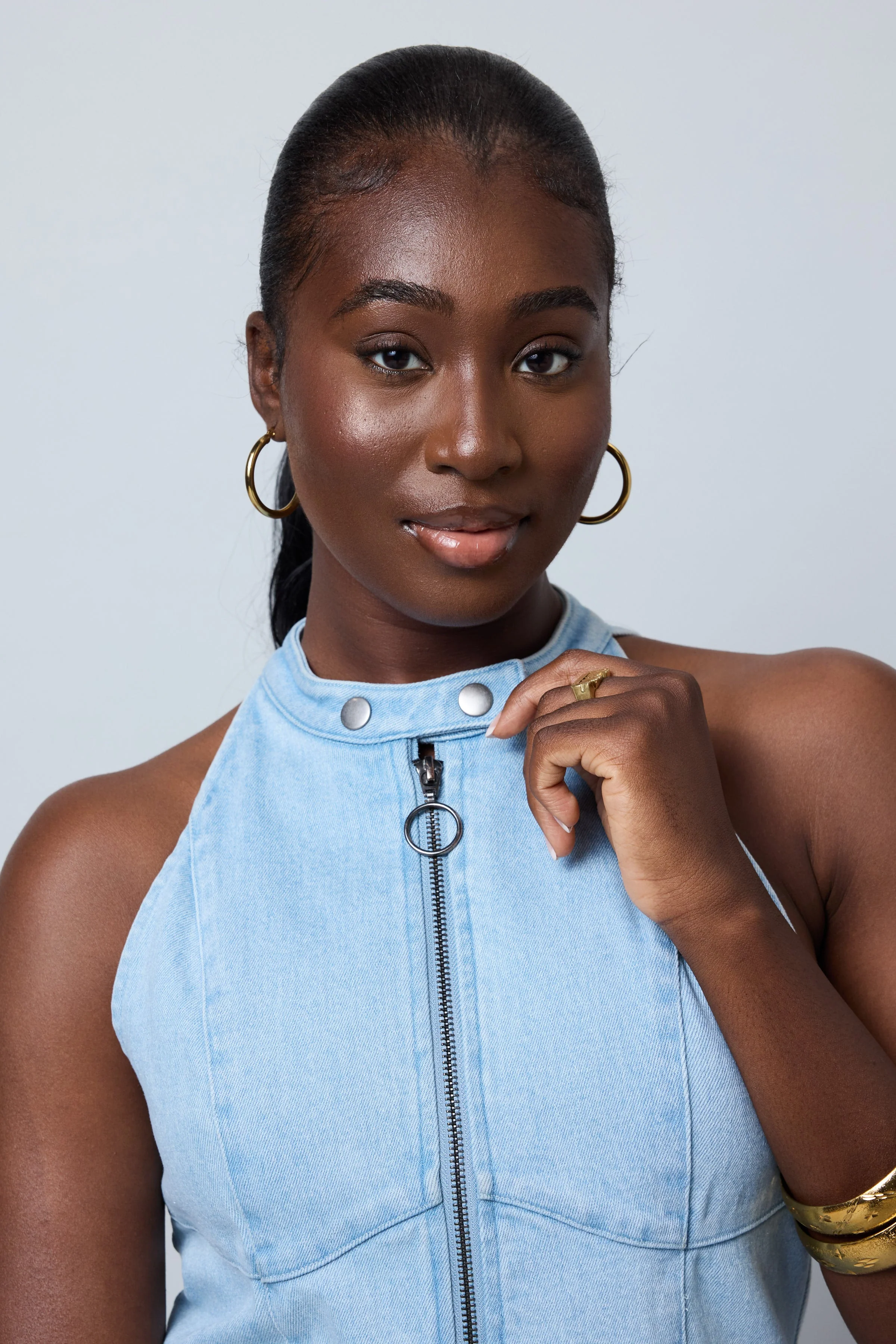 Denim Skate Dress - Image 5