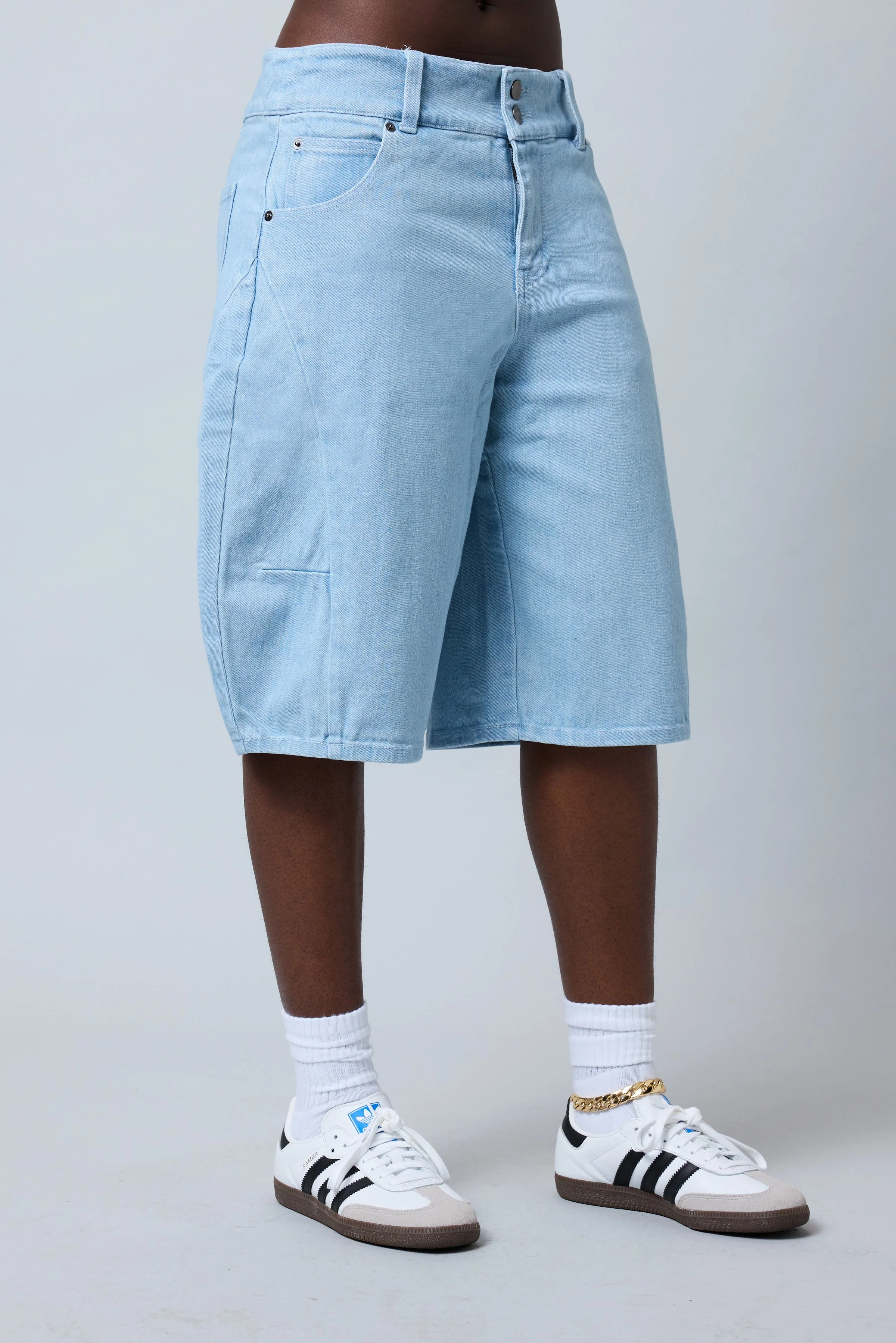Denim Skate Shorts - Image 10