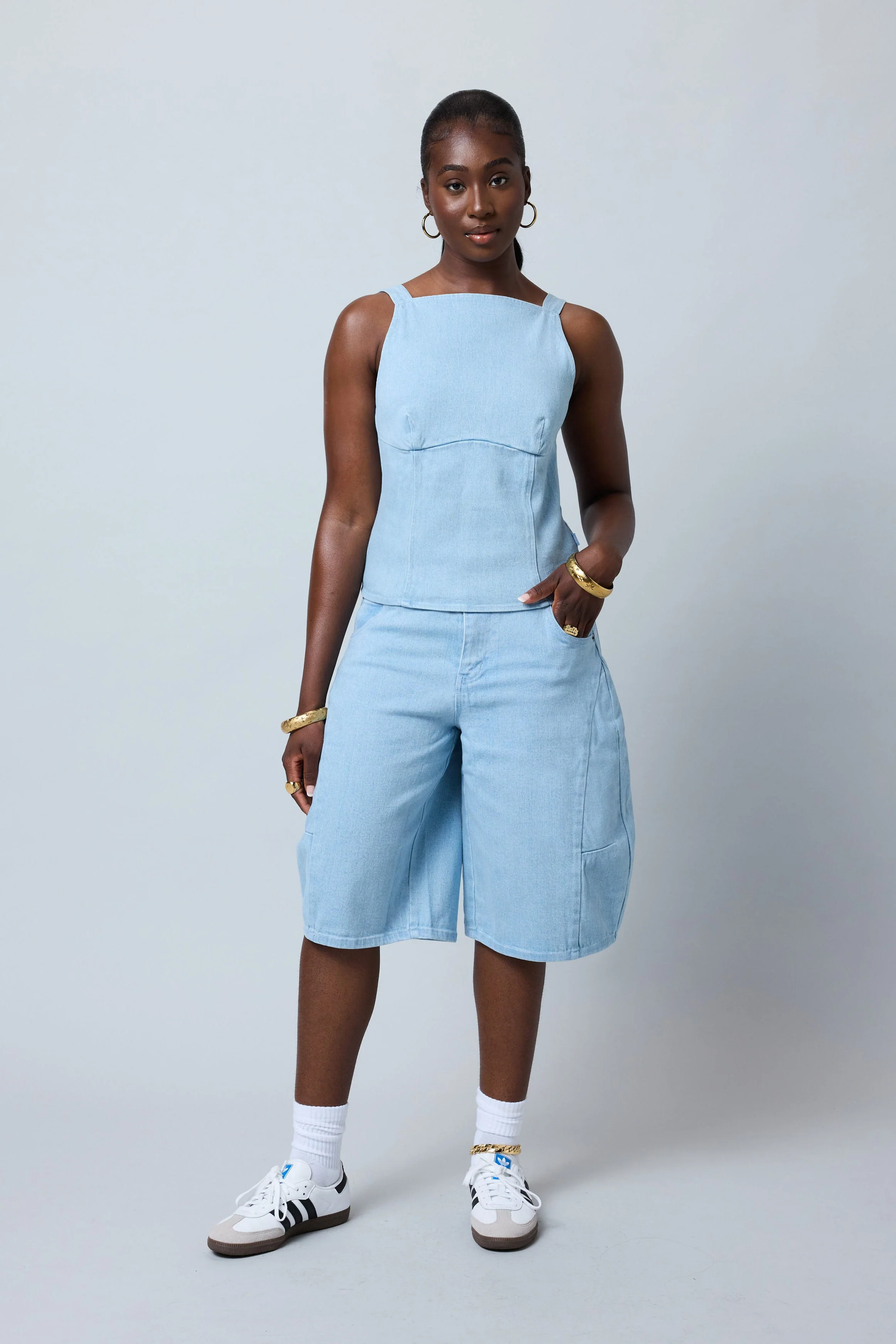 Denim Skate Top - Image 7