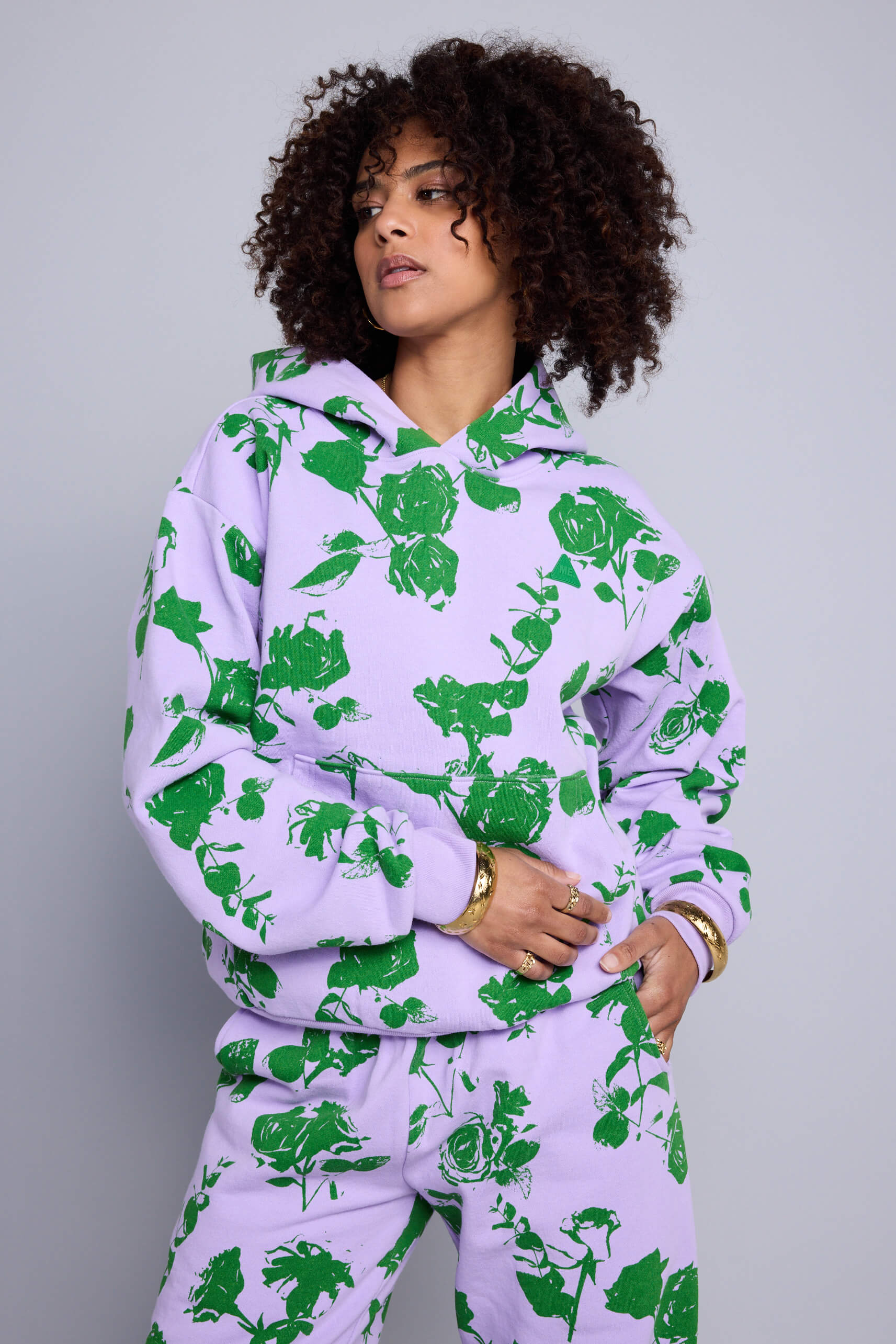 Floral Scan Hoodie - Image 4