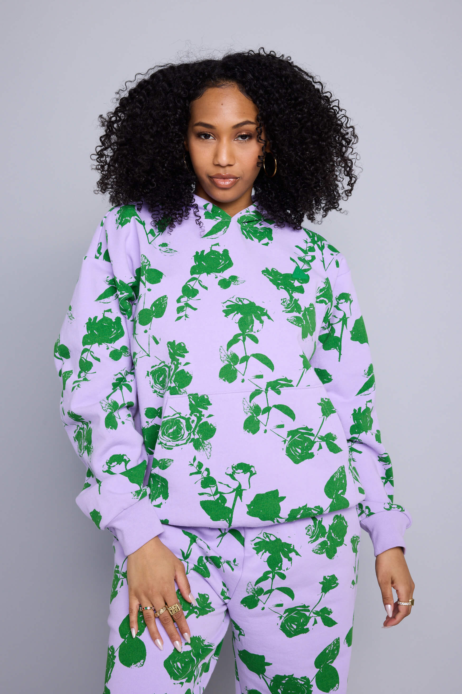 Floral Scan Hoodie - Image 8