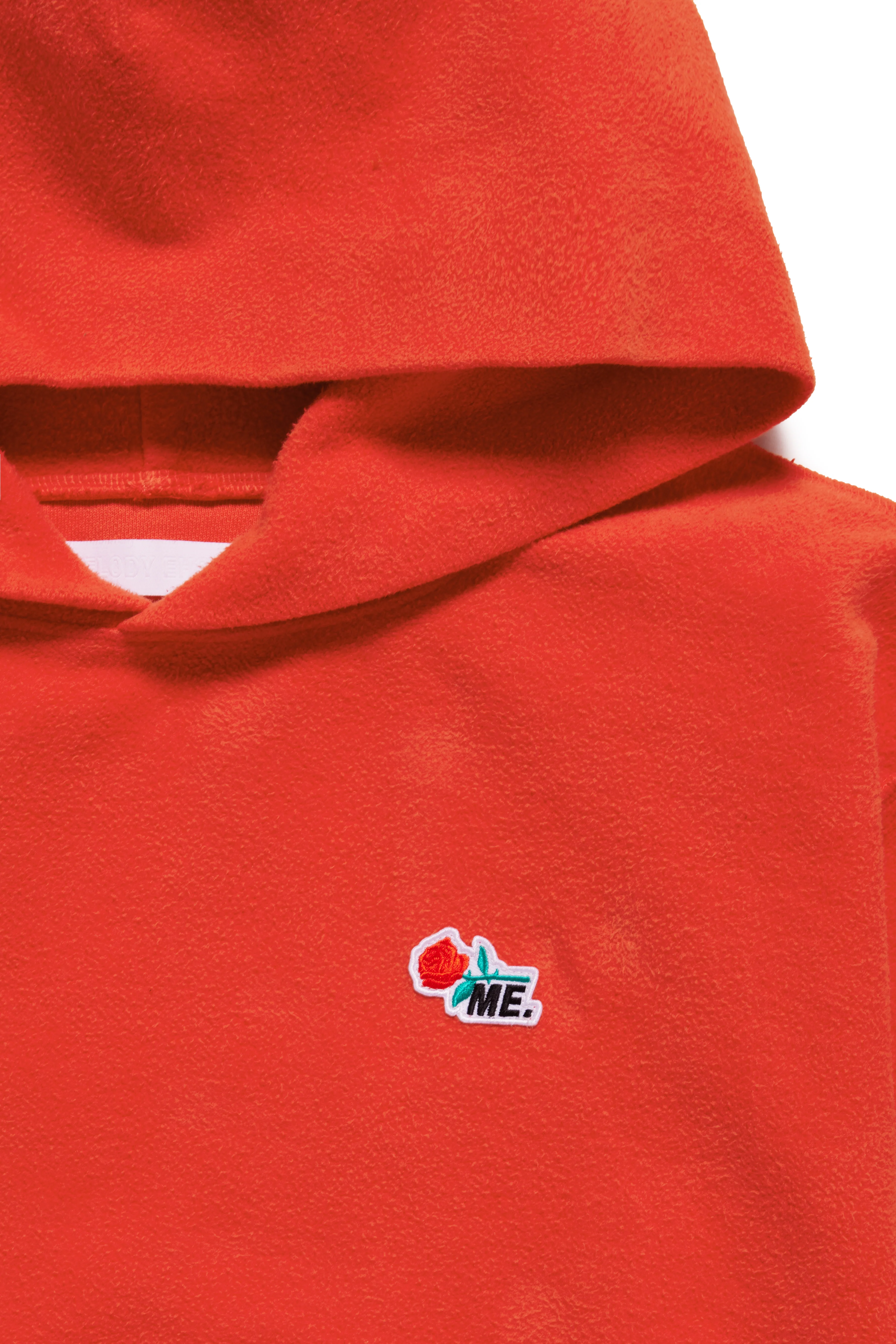 ME. Reverse Brushed Hoodie - Blood Orange - Image 10