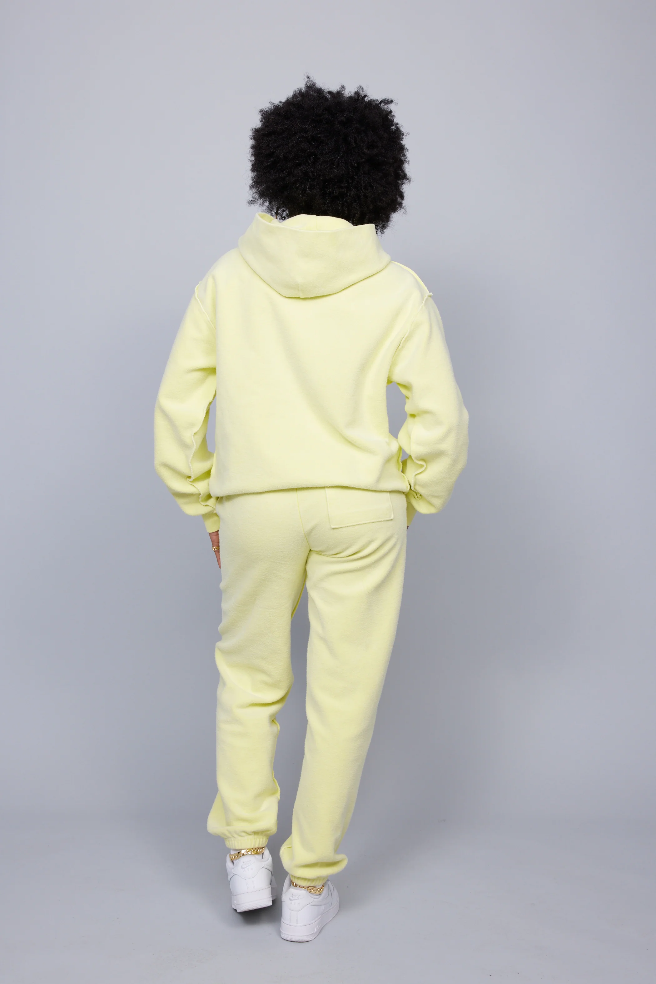 ME. Reverse Brushed Hoodie - Lemon Zest - Image 11
