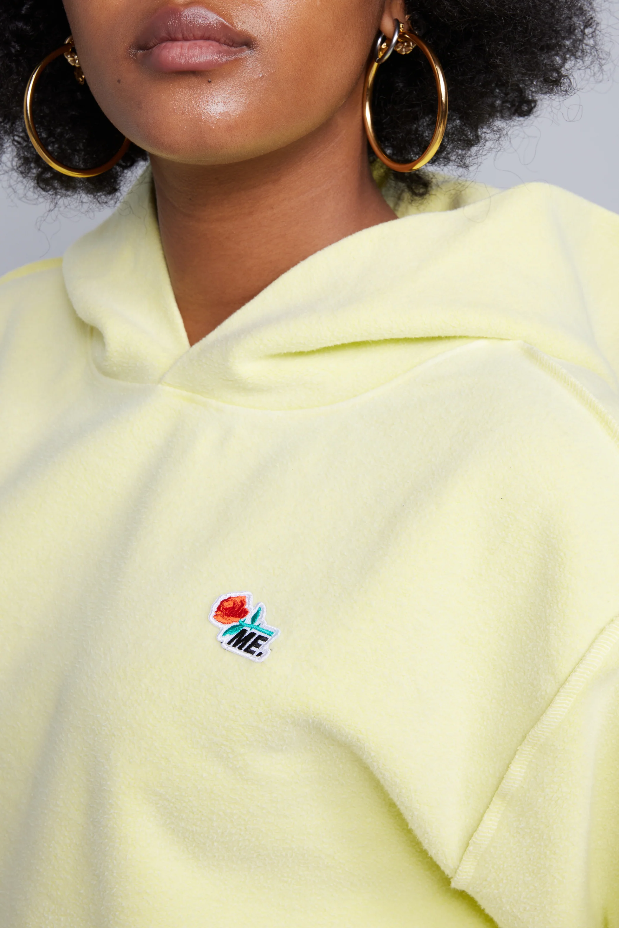 ME. Reverse Brushed Hoodie - Lemon Zest - Image 9