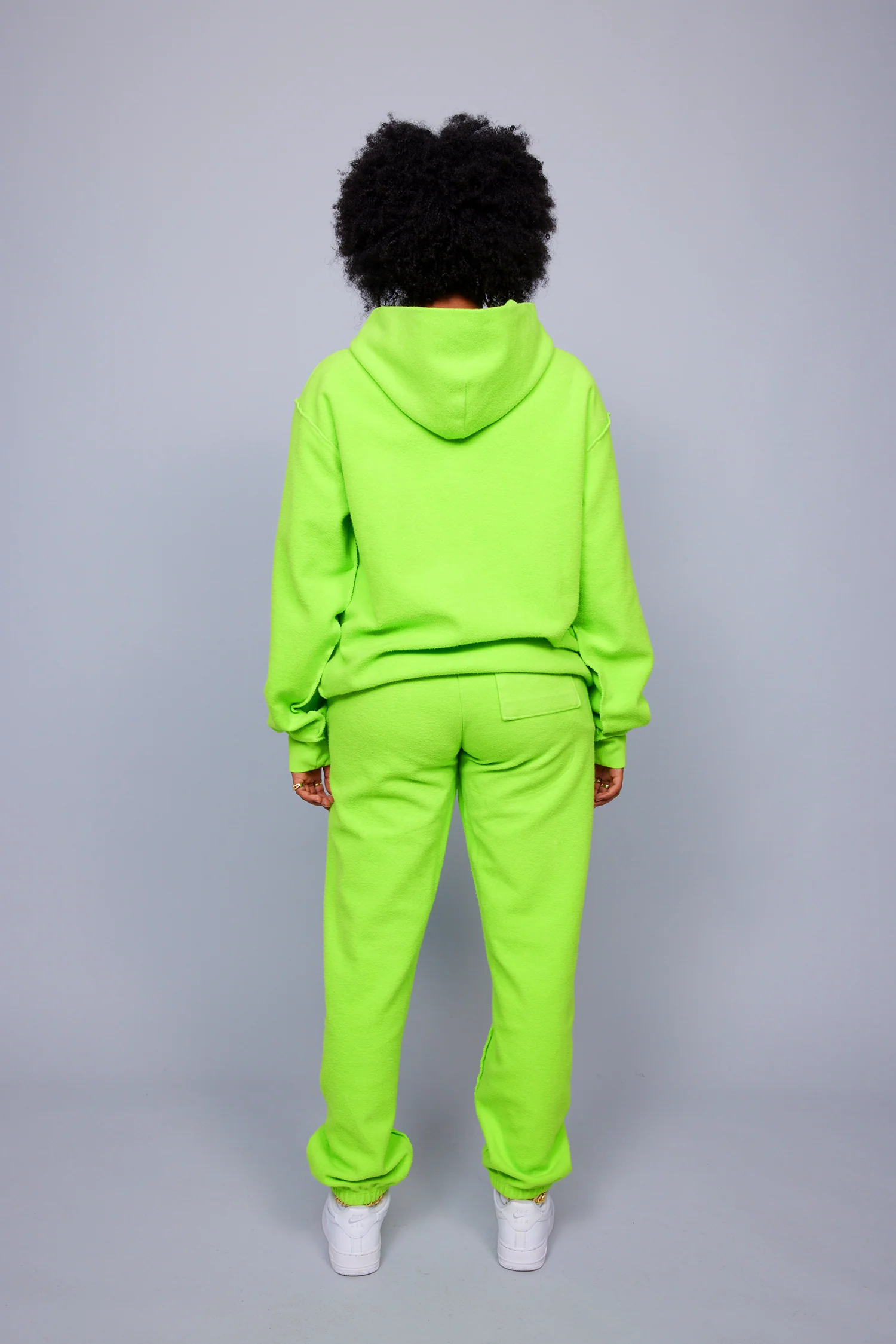 ME. Reverse Brushed Sweatpant - Acid Lime - Image 6