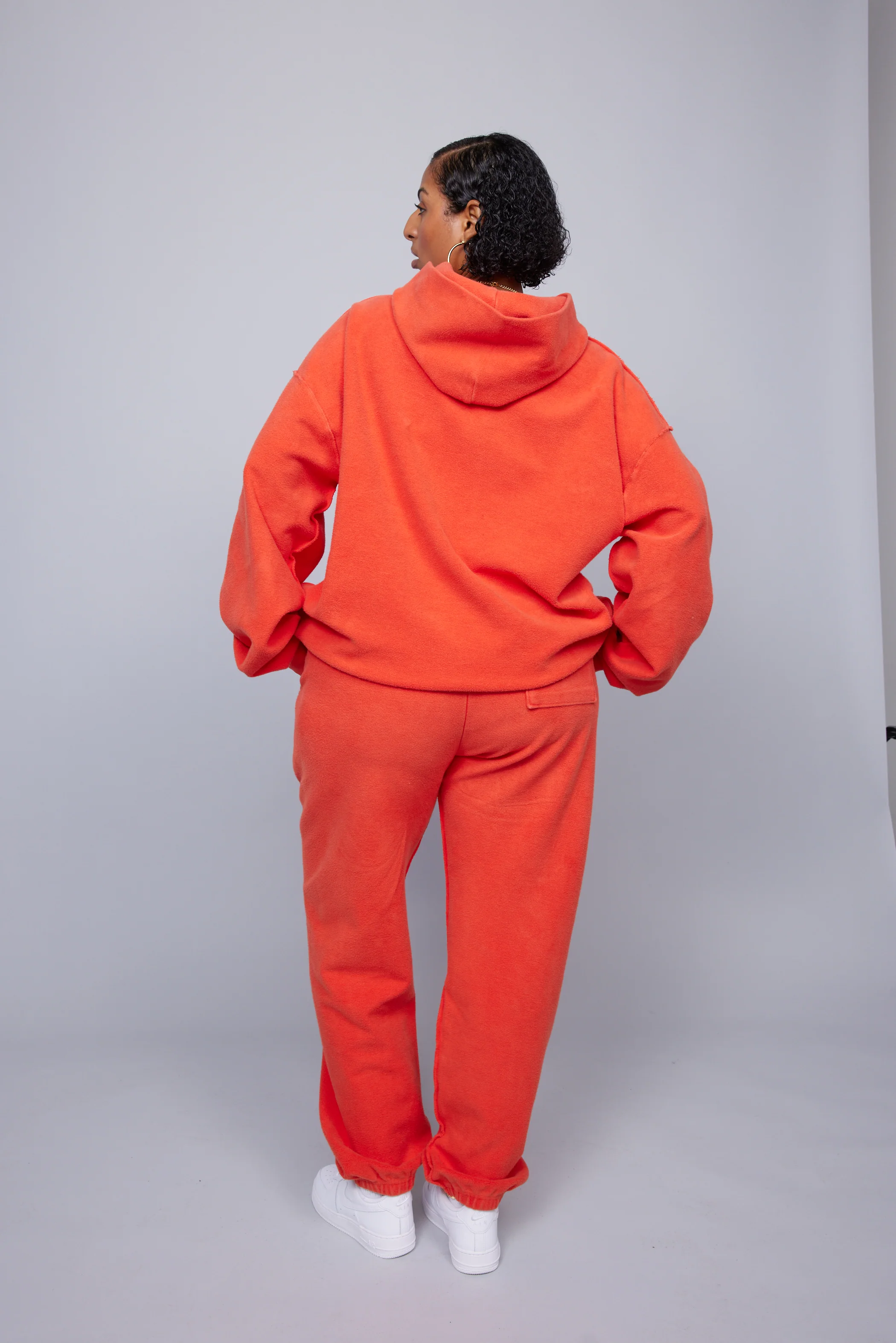 ME. Reverse Brushed Sweatpant - Blood Orange - Image 11
