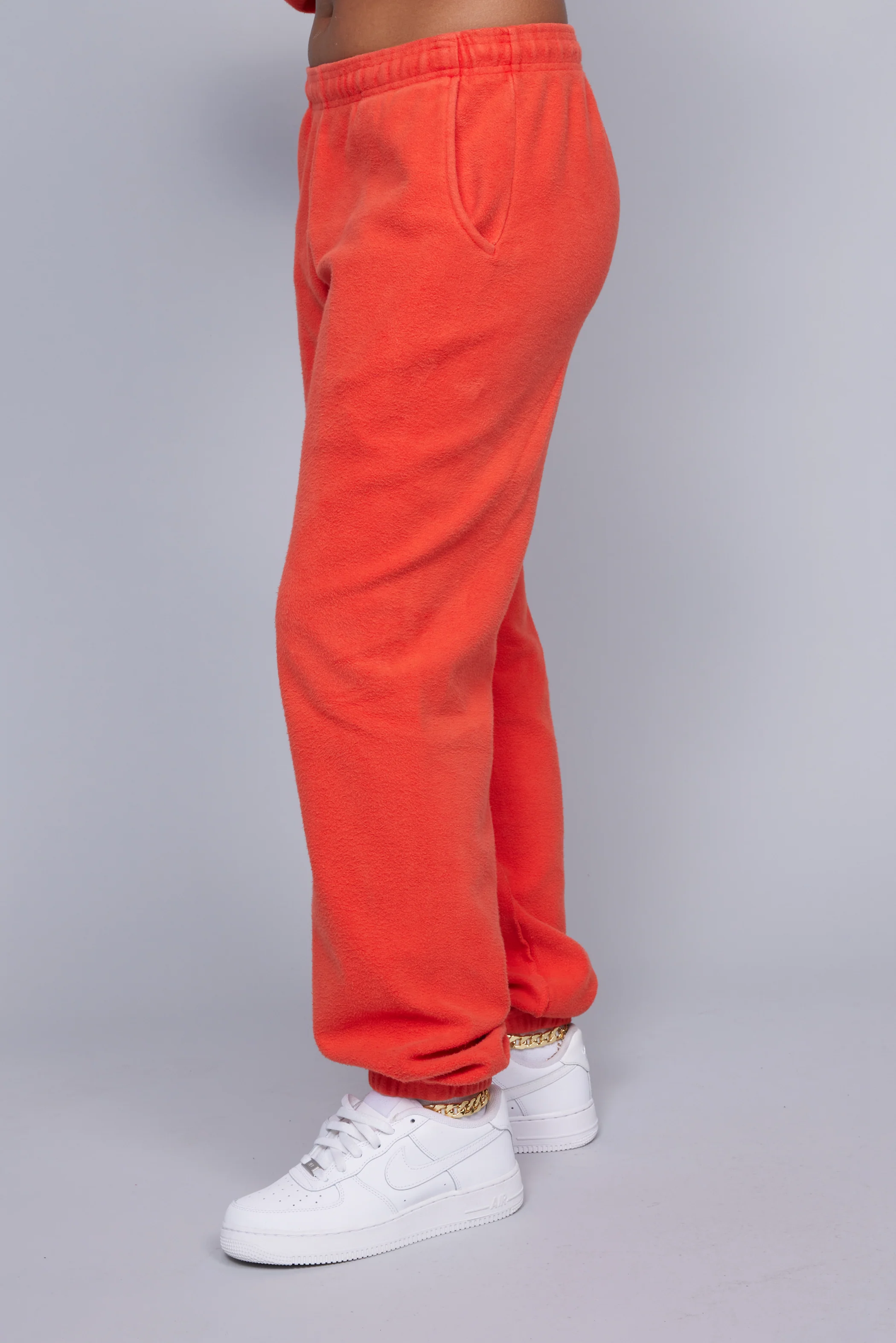 ME. Reverse Brushed Sweatpant - Blood Orange - Image 5