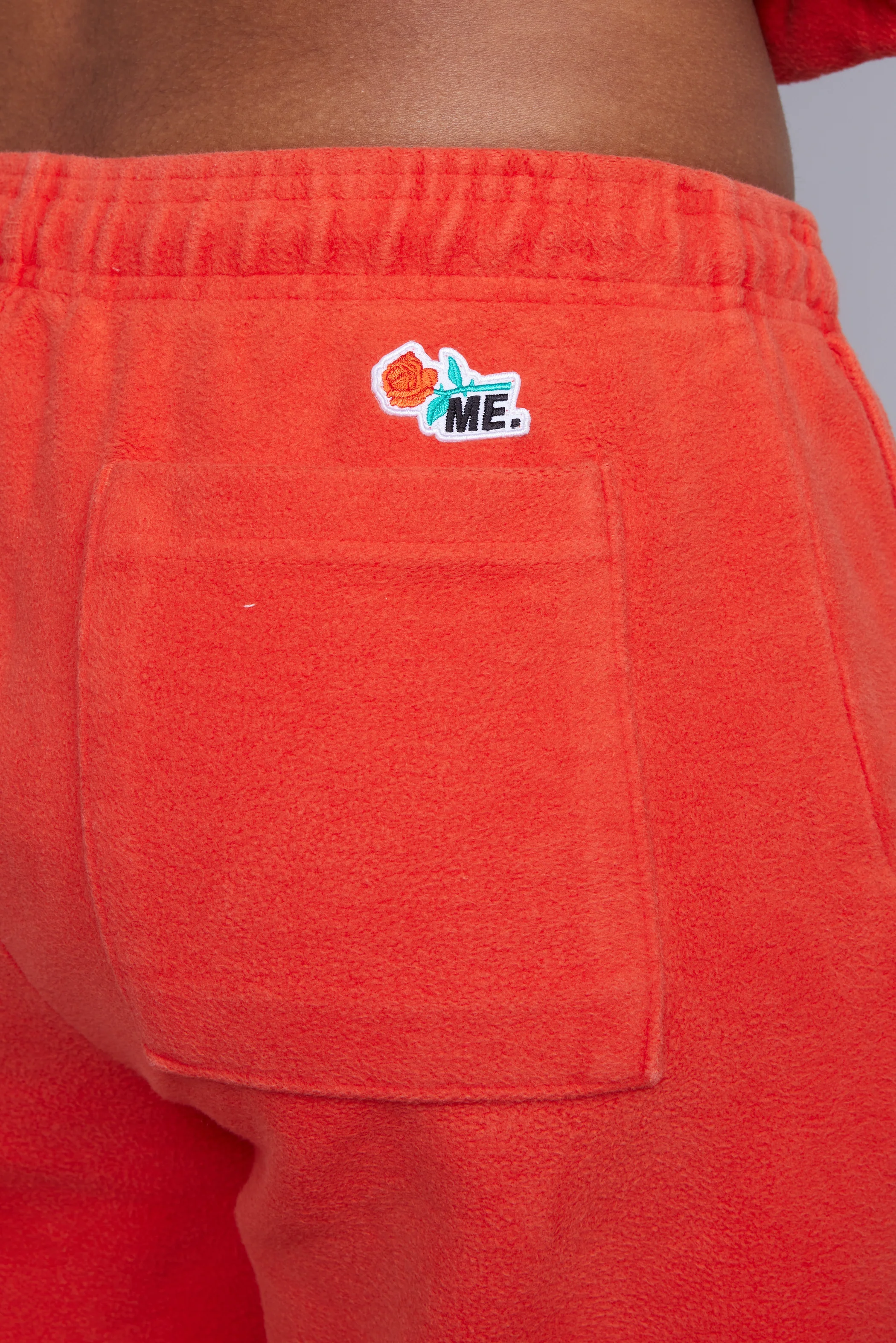 ME. Reverse Brushed Sweatpant - Blood Orange - Image 6