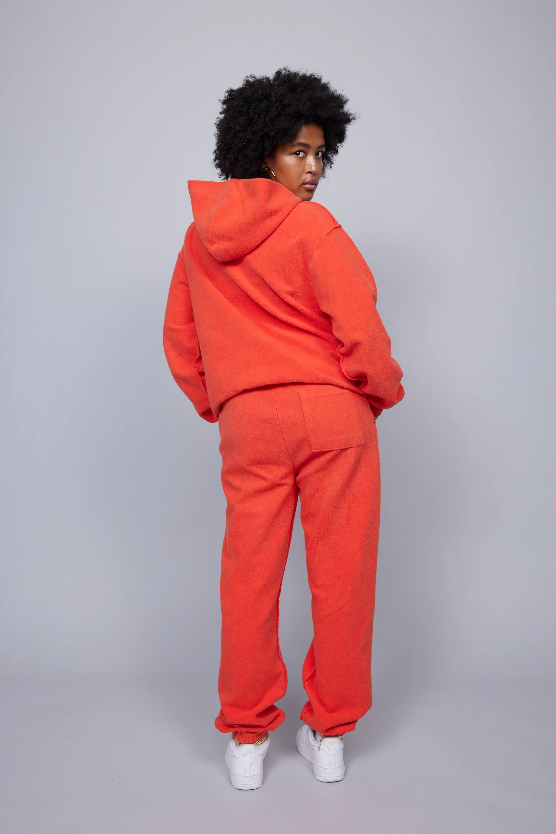 ME. Reverse Brushed Sweatpant - Blood Orange - Image 7
