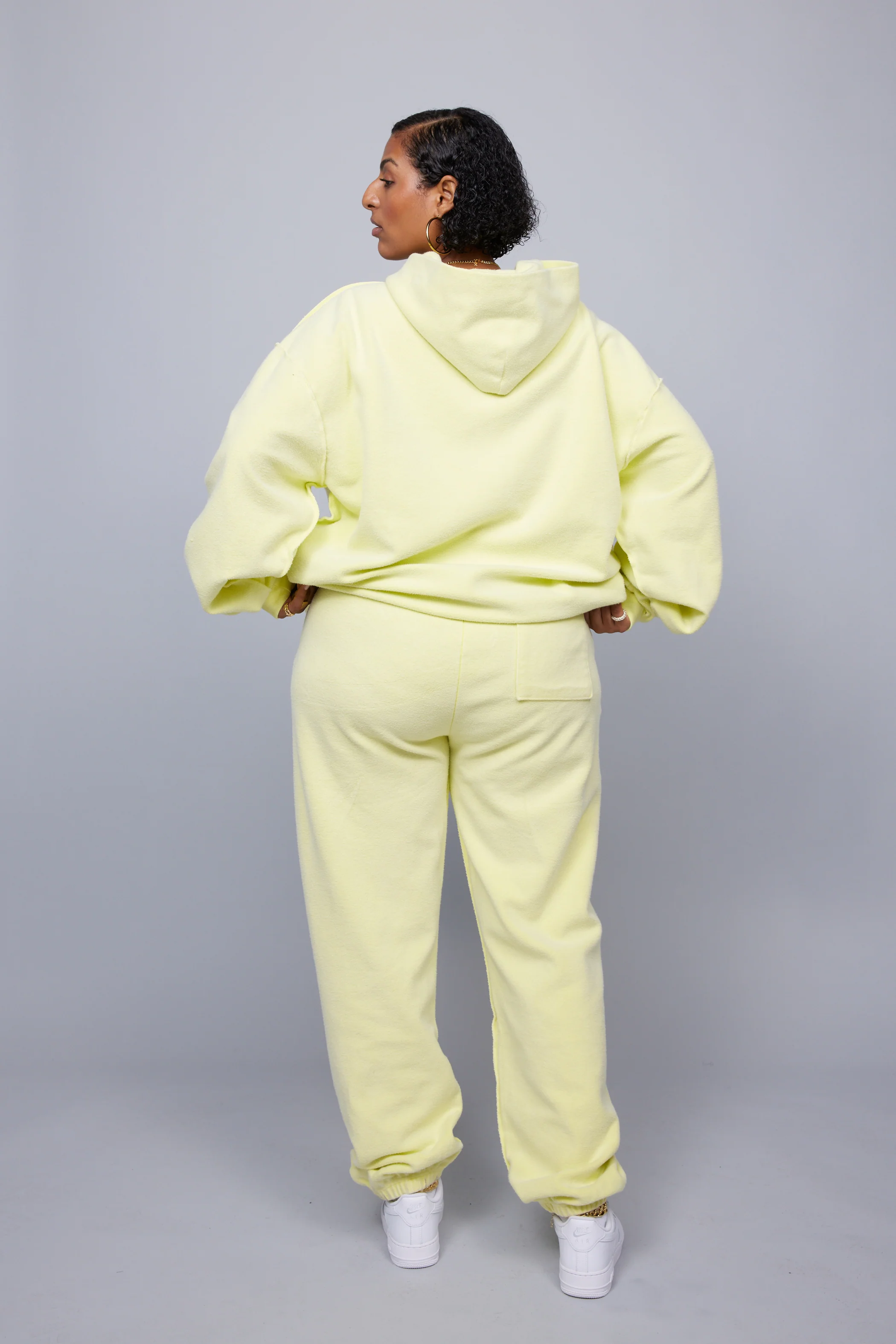 ME. Reverse Brushed Sweatpant - Lemon Zest - Image 3