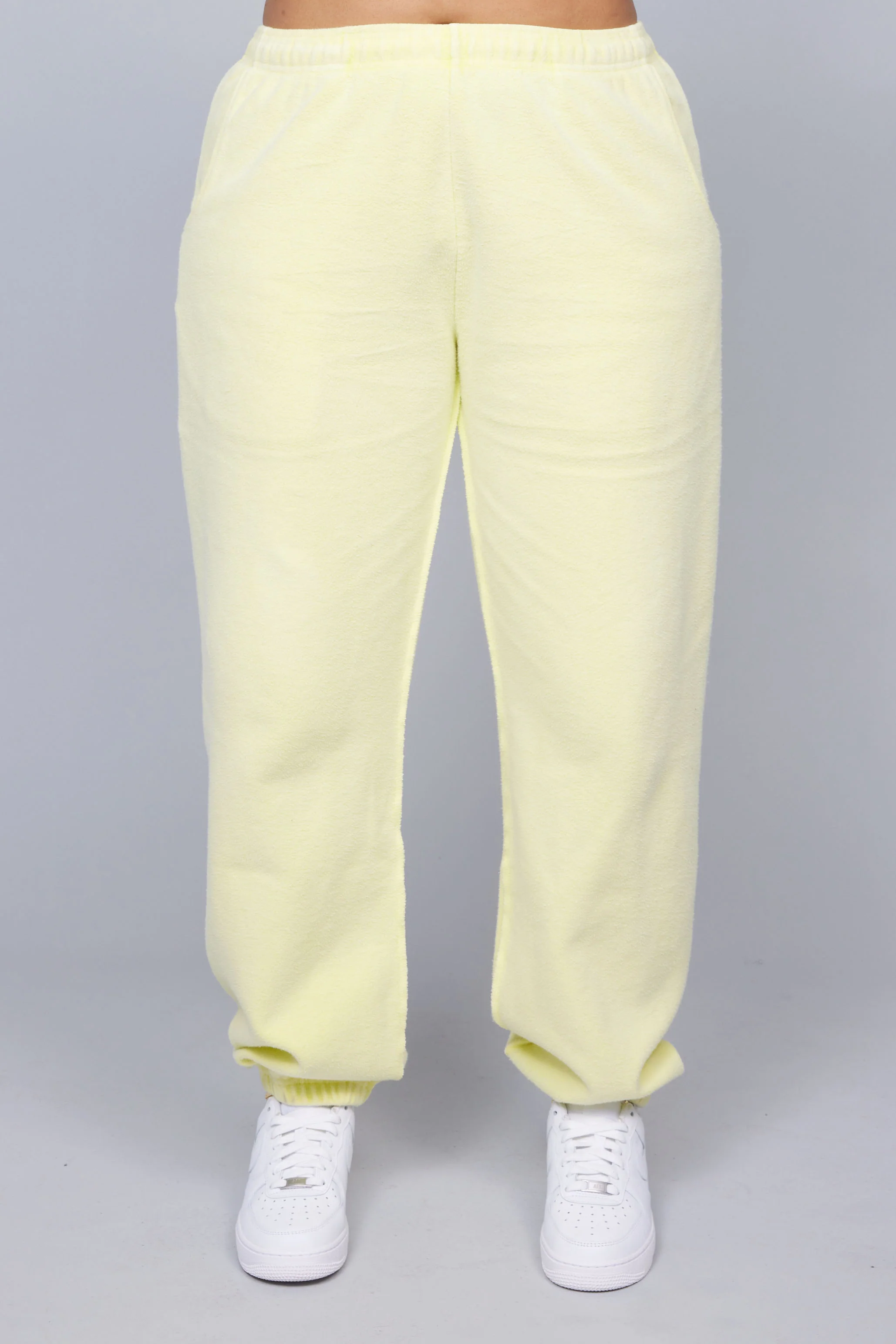 ME. Reverse Brushed Sweatpant - Lemon Zest - Image 4