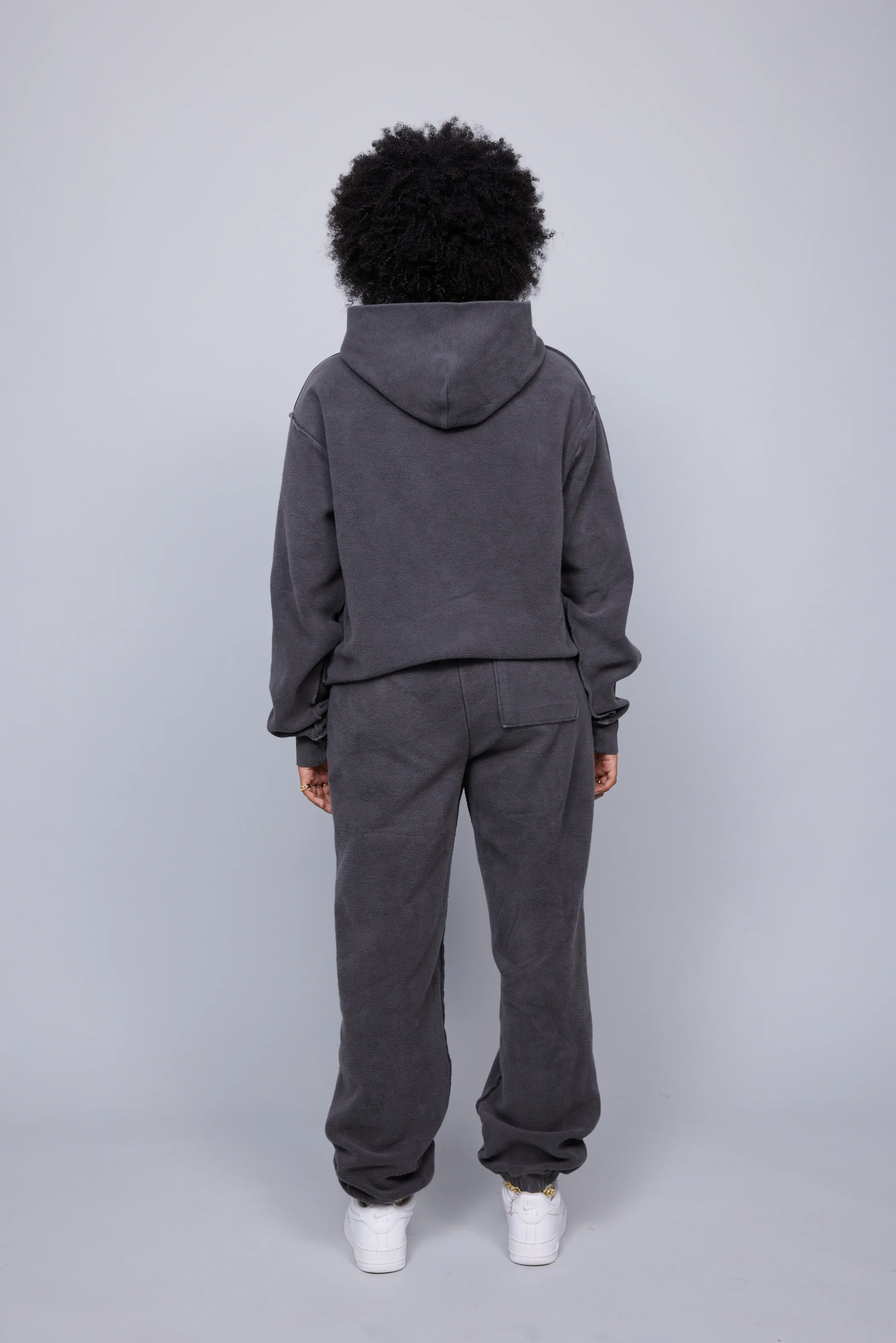 ME. Reverse Brushed Sweatpant - Vintage Black - Image 3