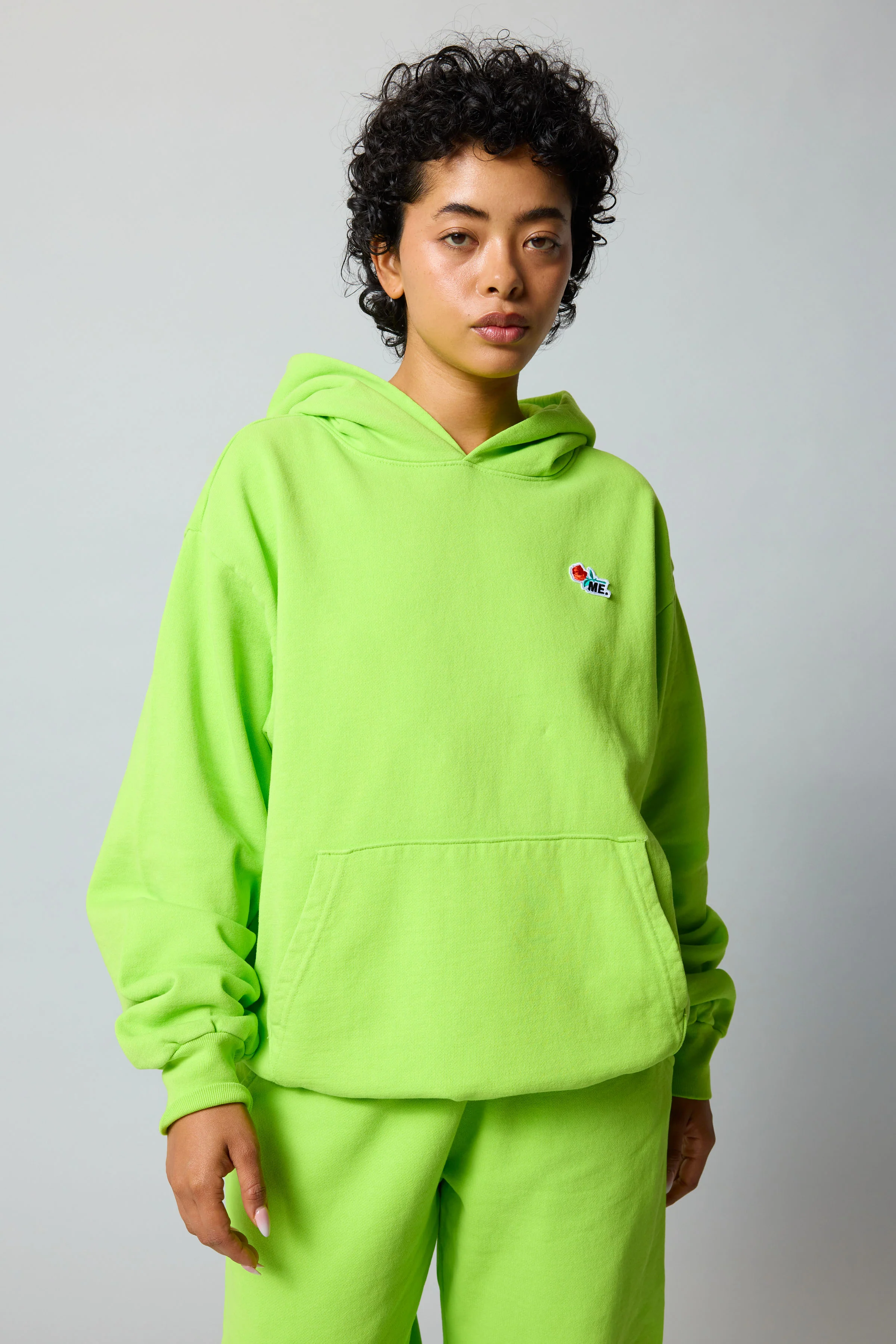 ME. Rose Hoodie - Acid Lime - Image 2