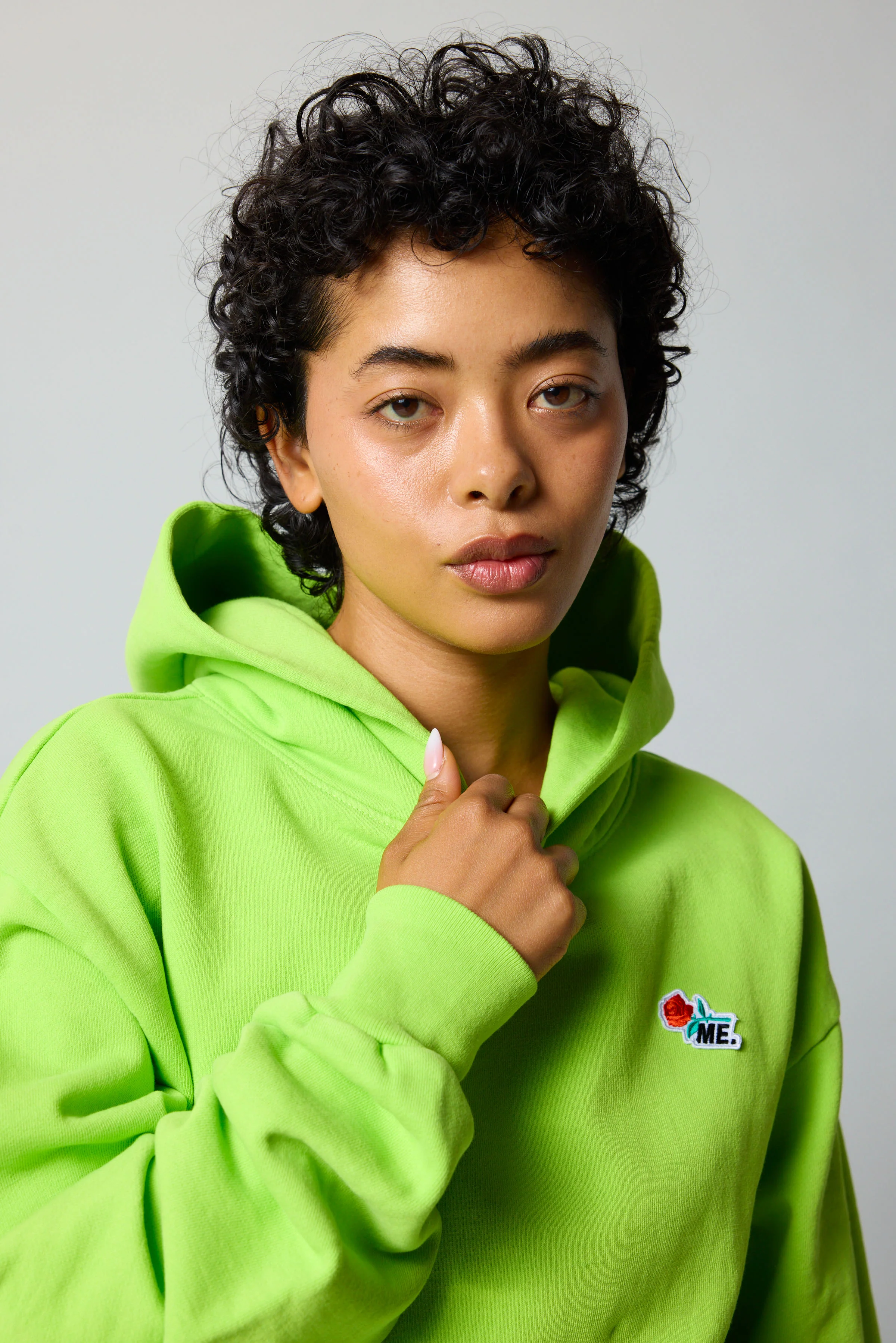 ME. Rose Hoodie - Acid Lime - Image 7