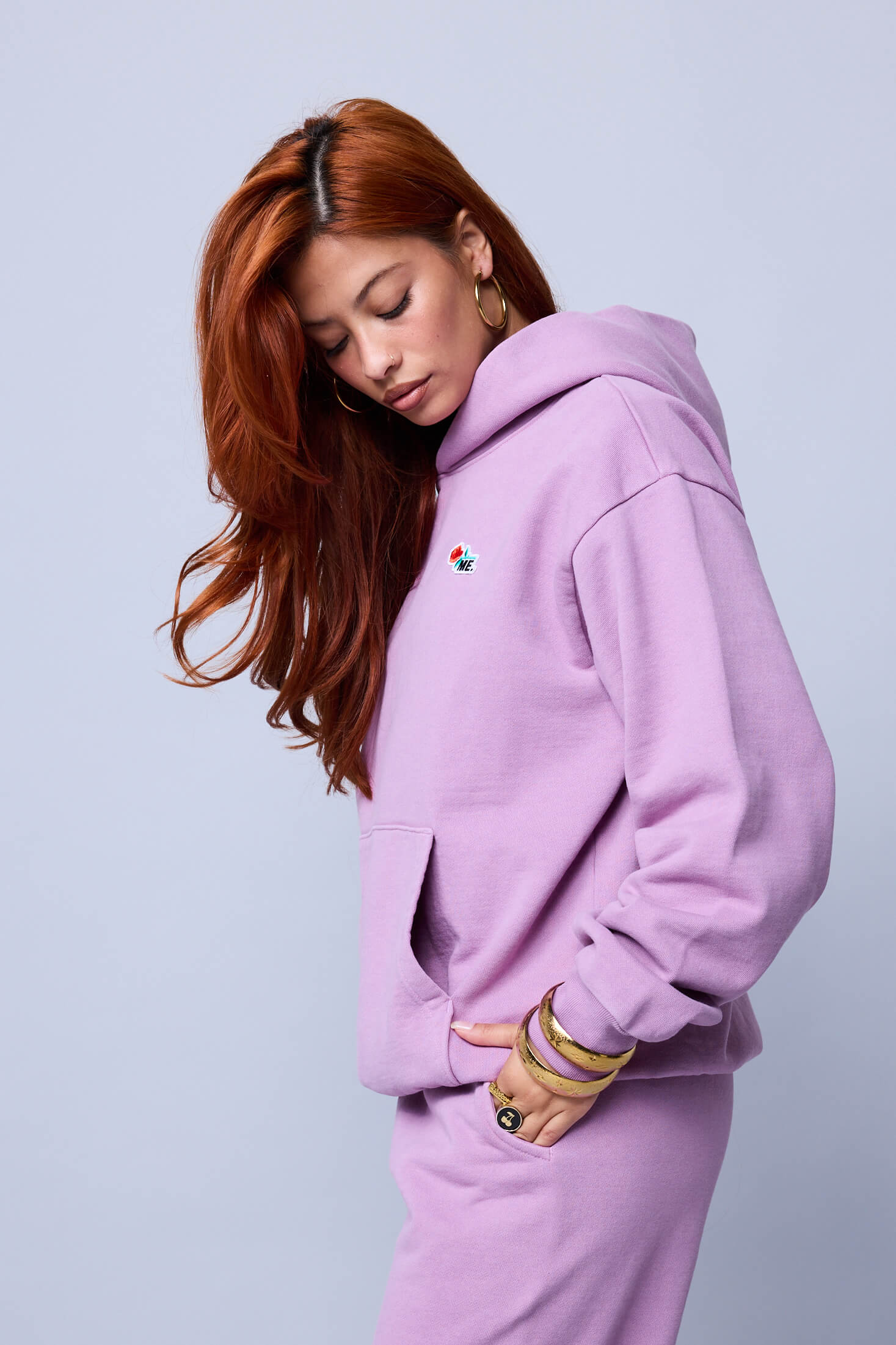 ME. Rose Hoodie - Black Raspberry Ice Cream - Image 7