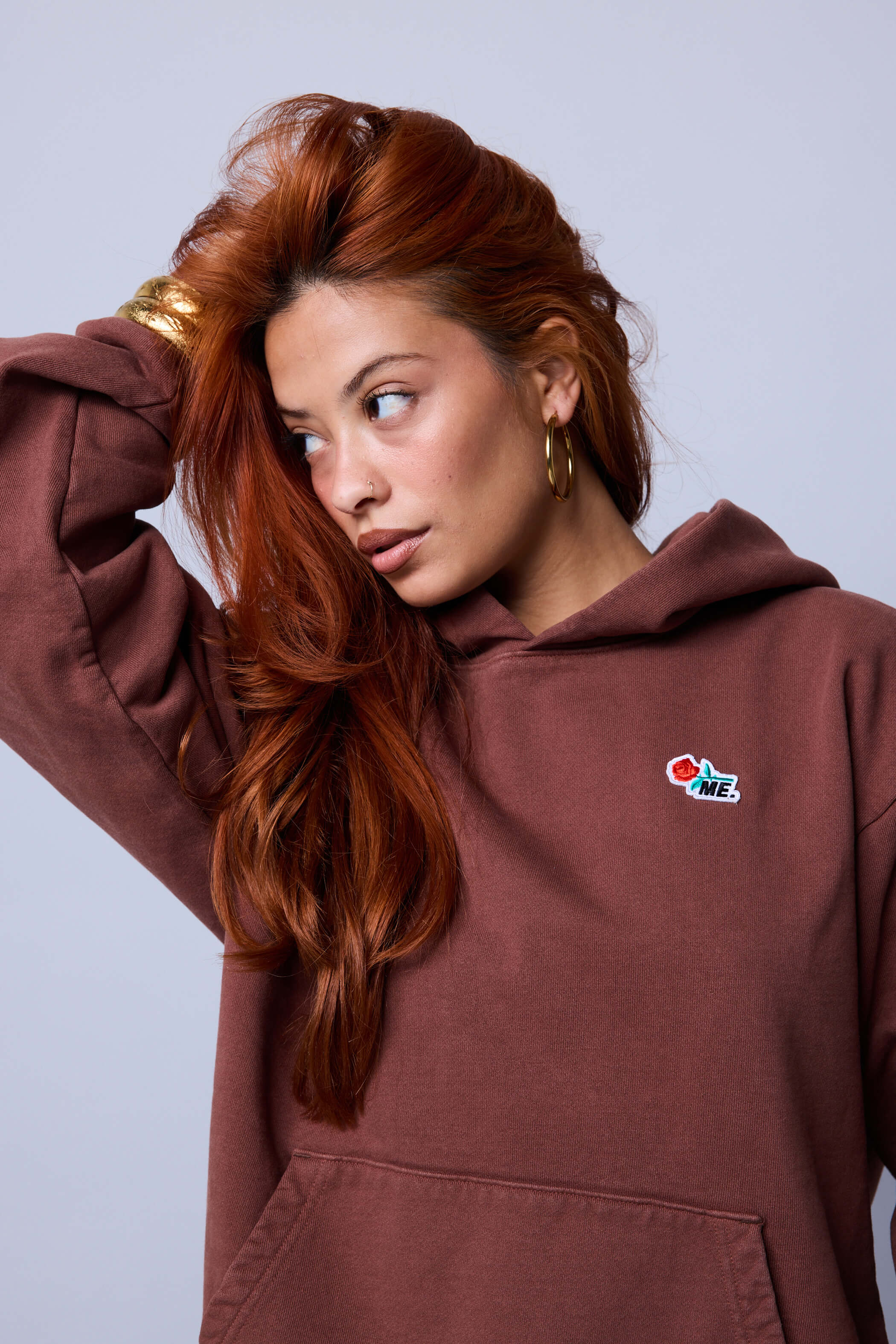 ME. Rose Hoodie - Milk Chocolate - Image 5