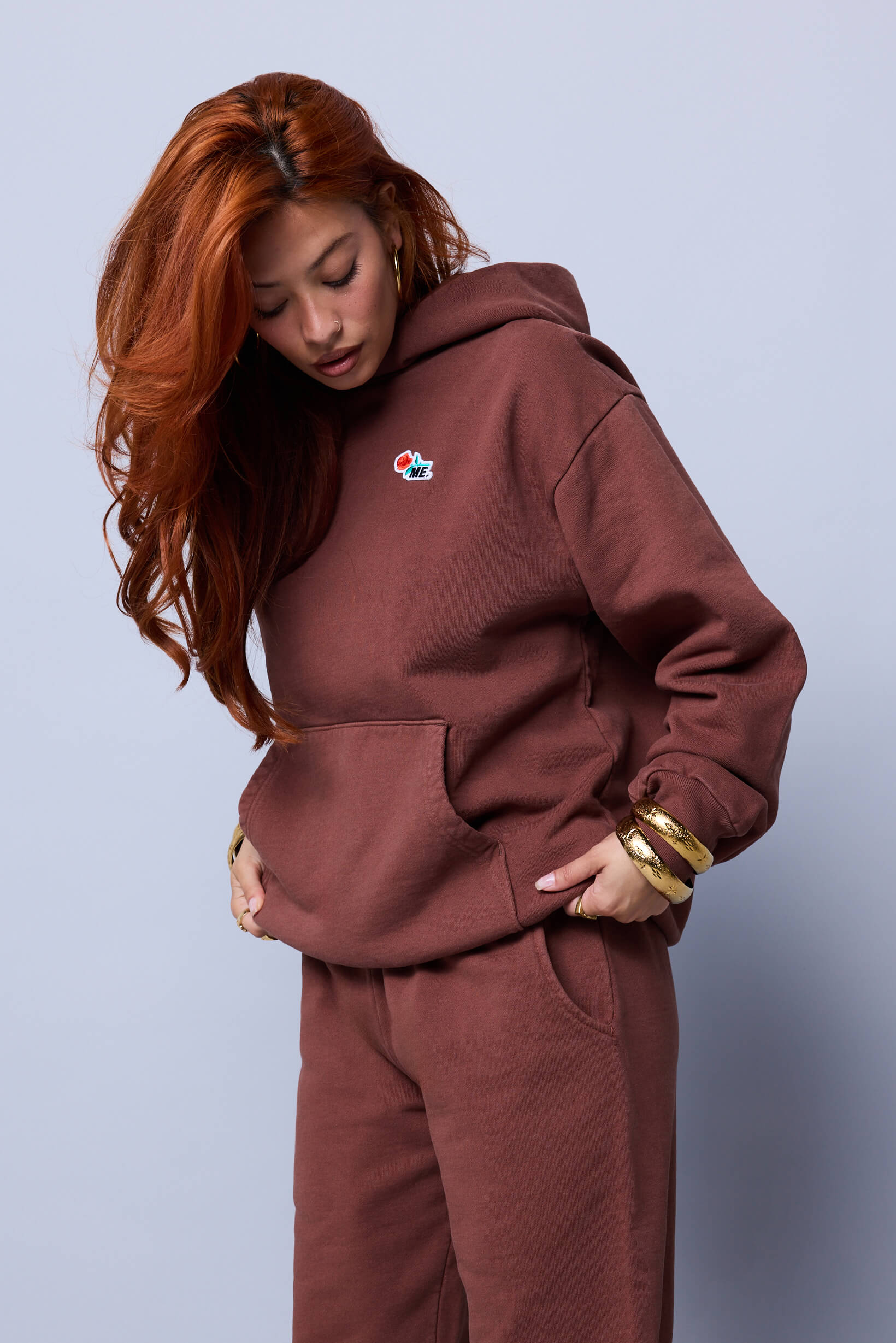 ME. Rose Hoodie - Milk Chocolate - Image 6