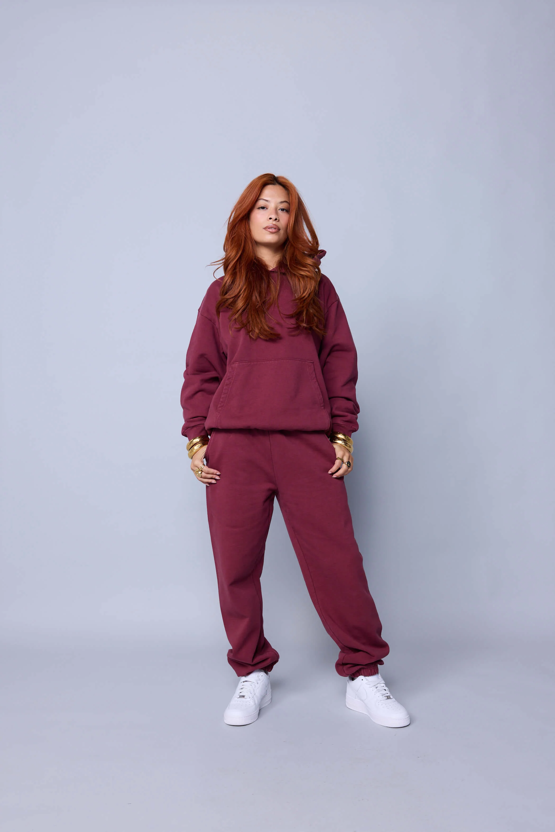 ME. Rose Hoodie - Oxblood - Image 4