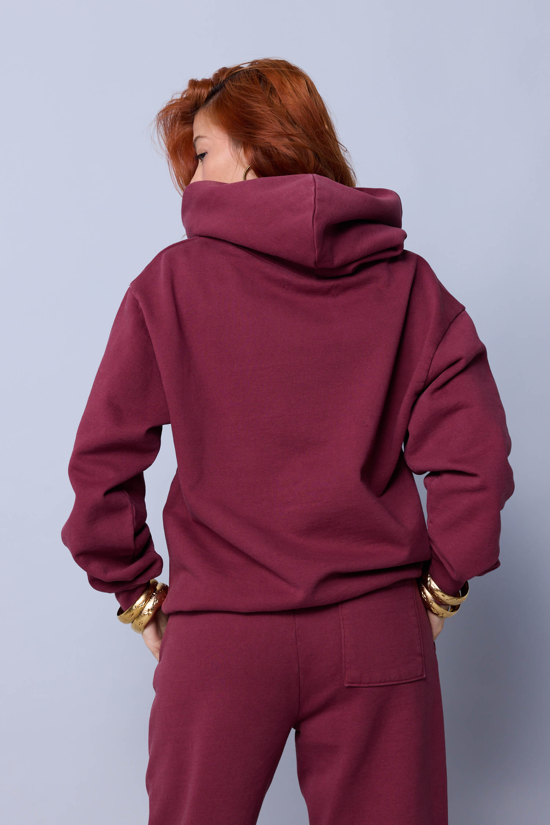 ME. Rose Hoodie - Oxblood - Image 7