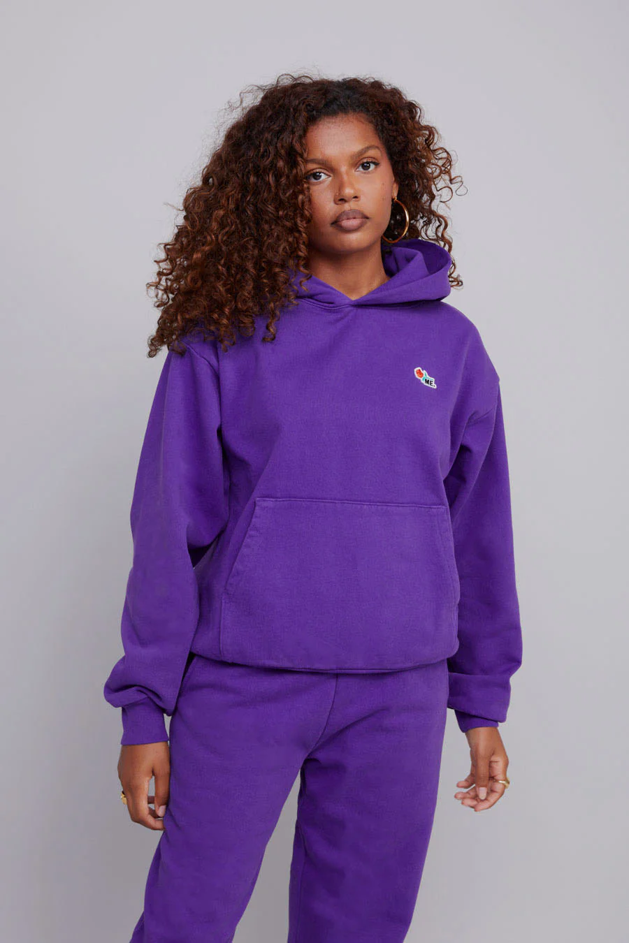 ME. Rose Hoodie Prince Purple - Image 3