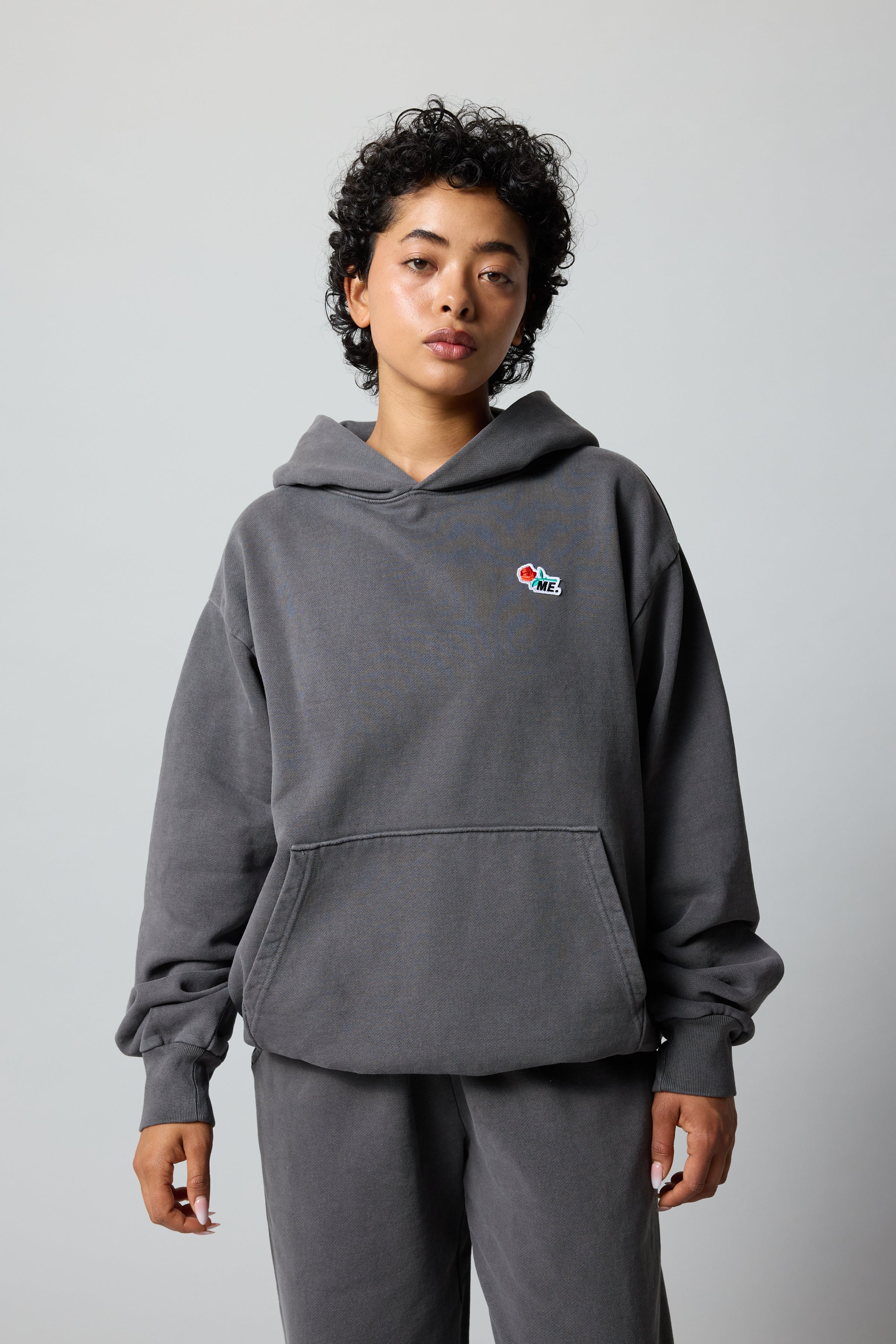 ME. Rose Hoodie - Vintage Black - Image 2