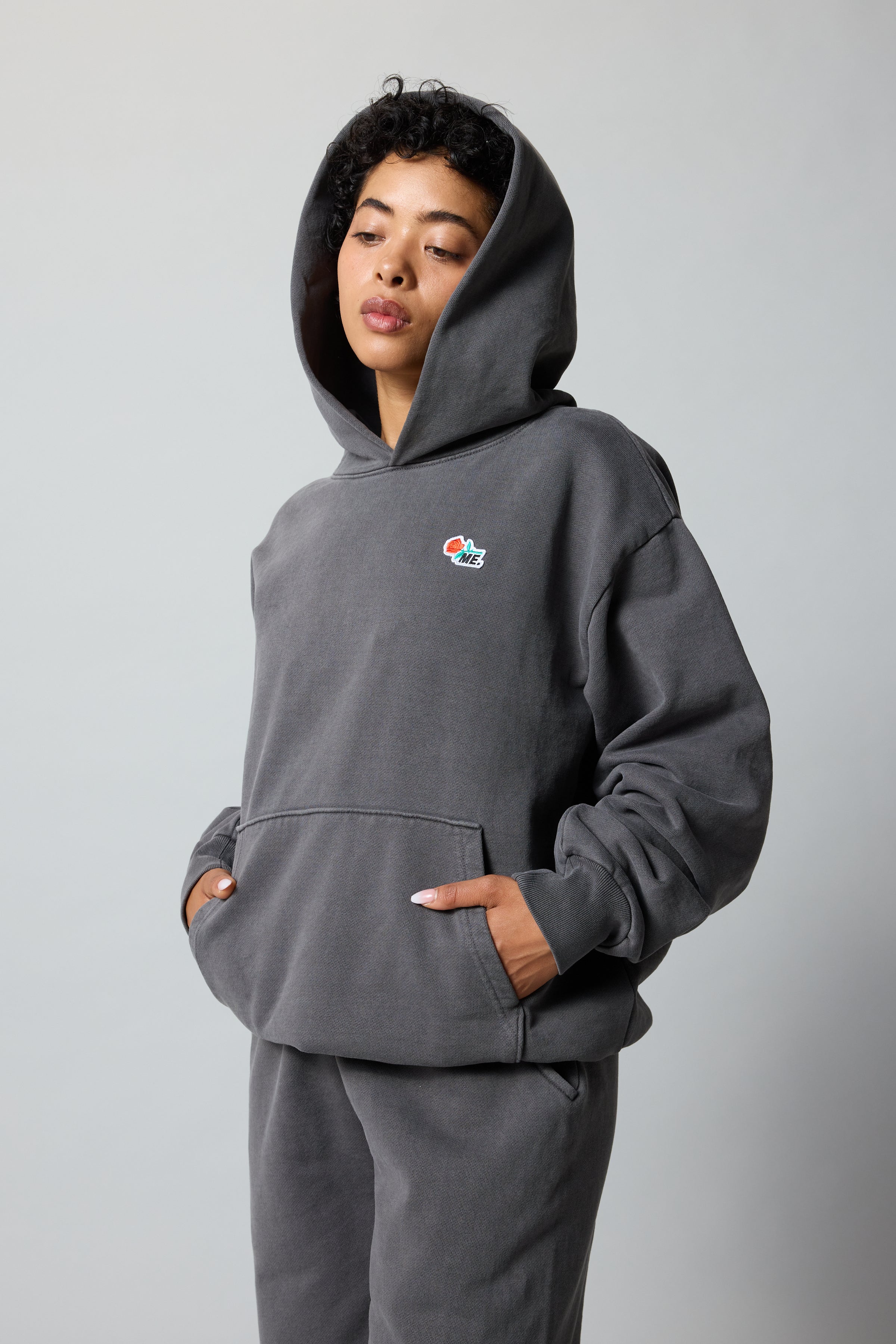 ME. Rose Hoodie - Vintage Black - Image 4