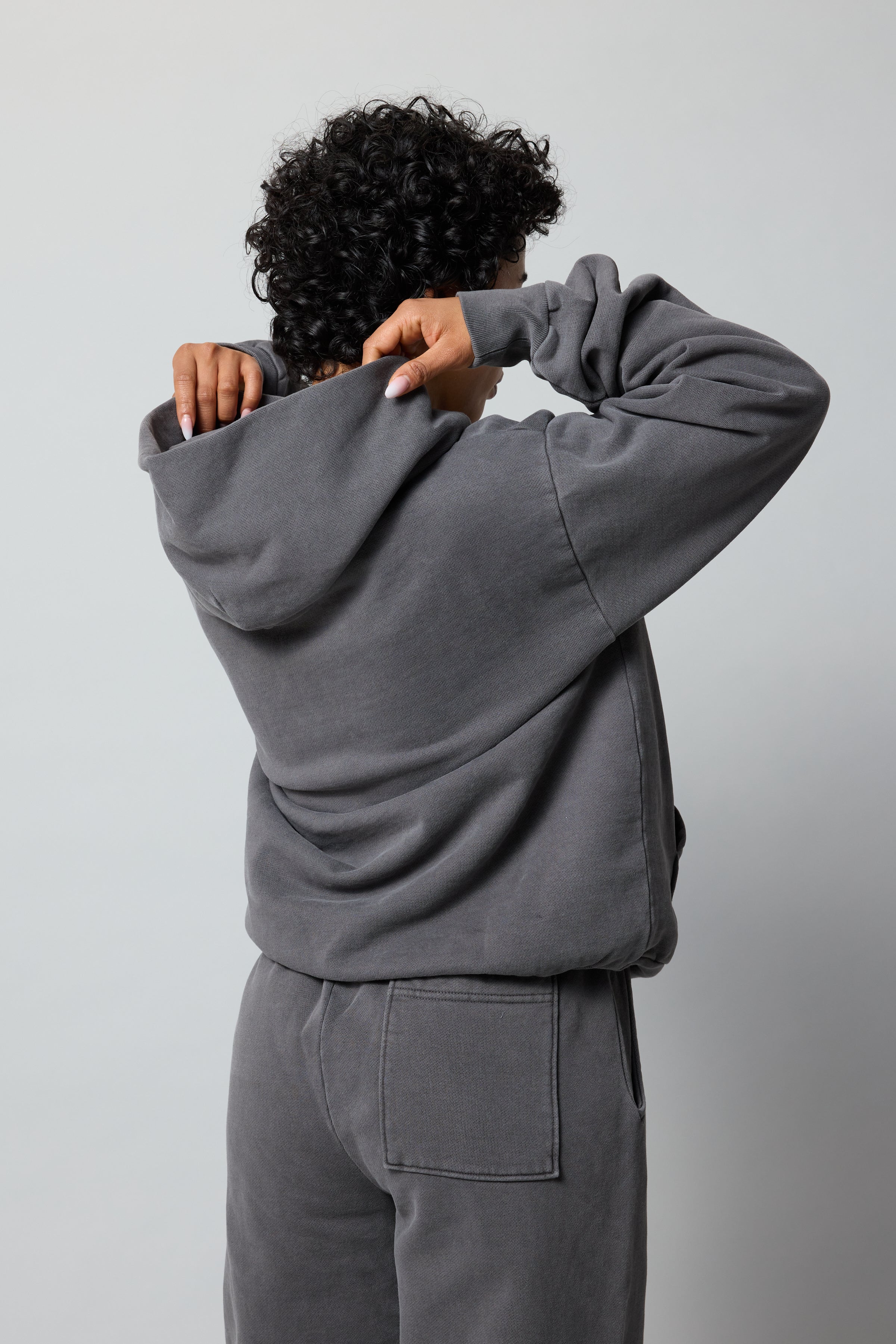 ME. Rose Hoodie - Vintage Black - Image 8