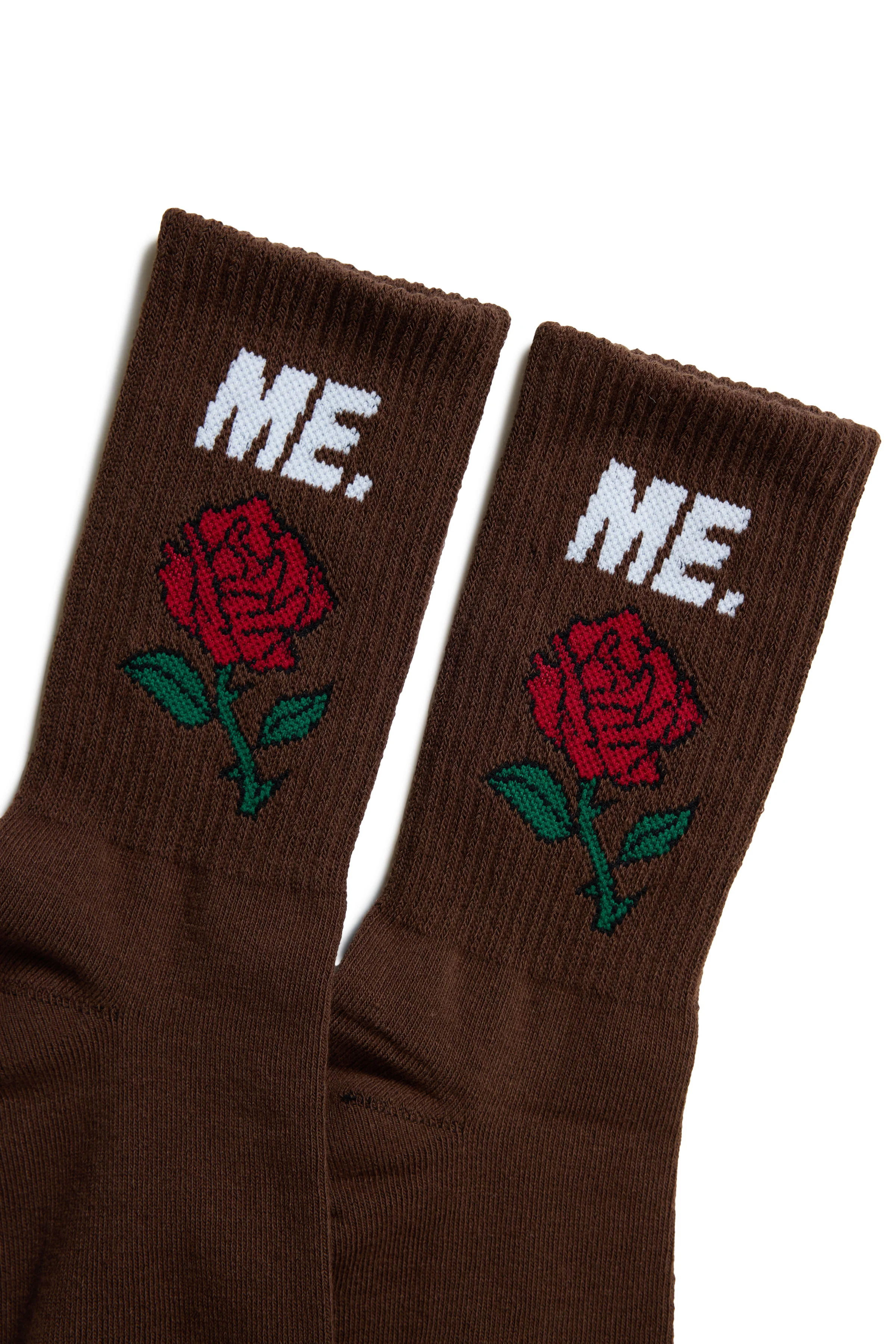 ME. Rose Socks - Walnut - Image 4