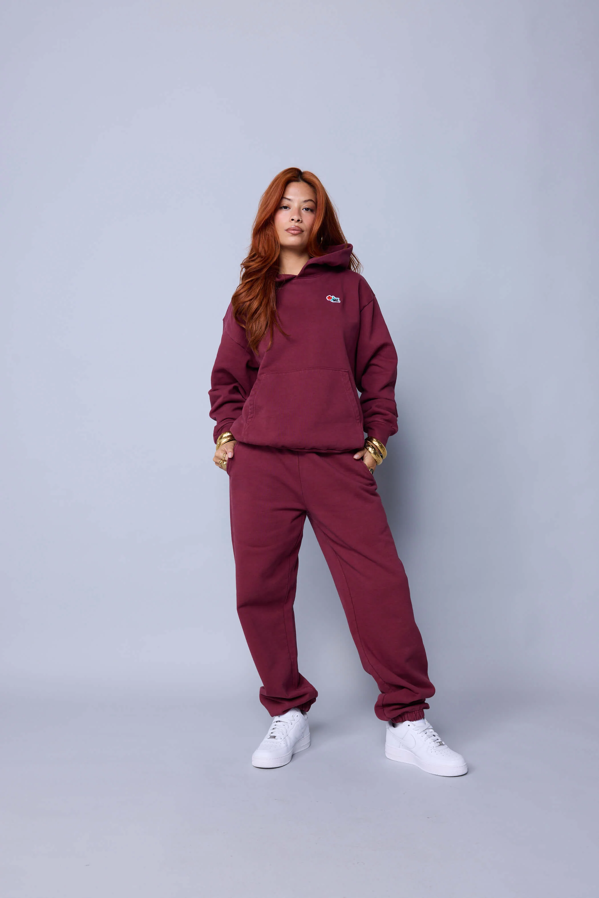 ME. Rose Sweatpant - Oxblood - Image 3