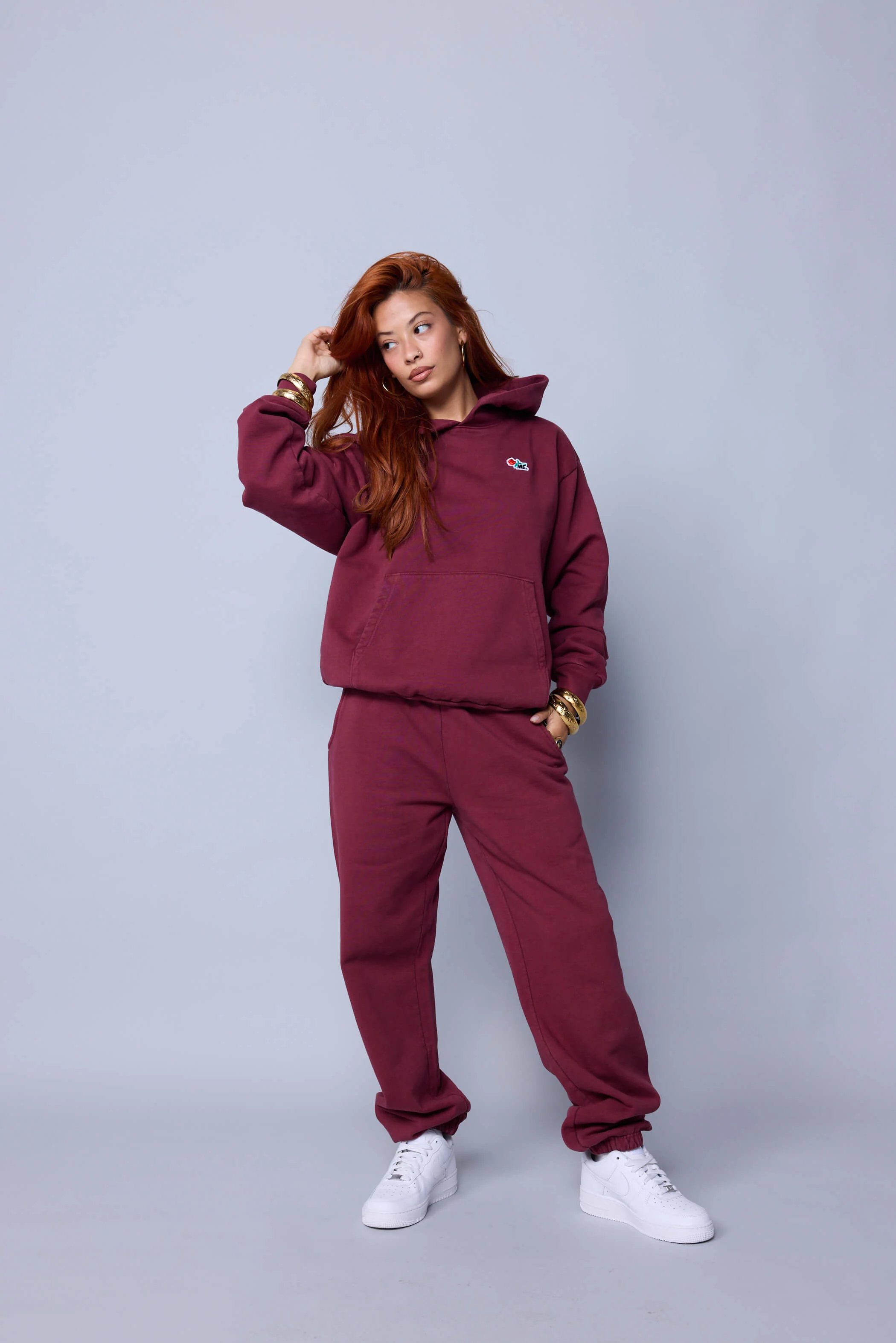 ME. Rose Sweatpant - Oxblood - Image 4