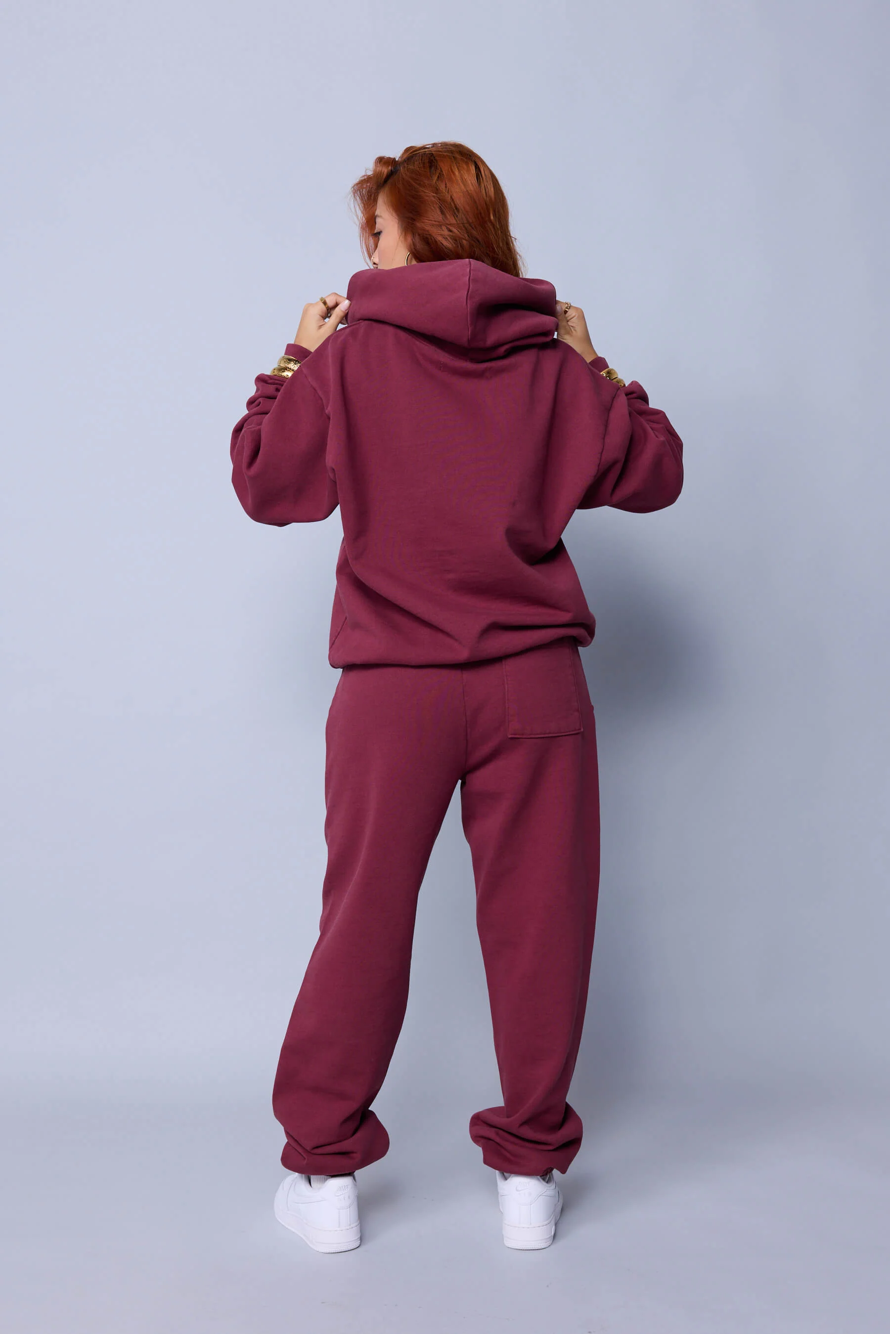 ME. Rose Sweatpant - Oxblood - Image 5