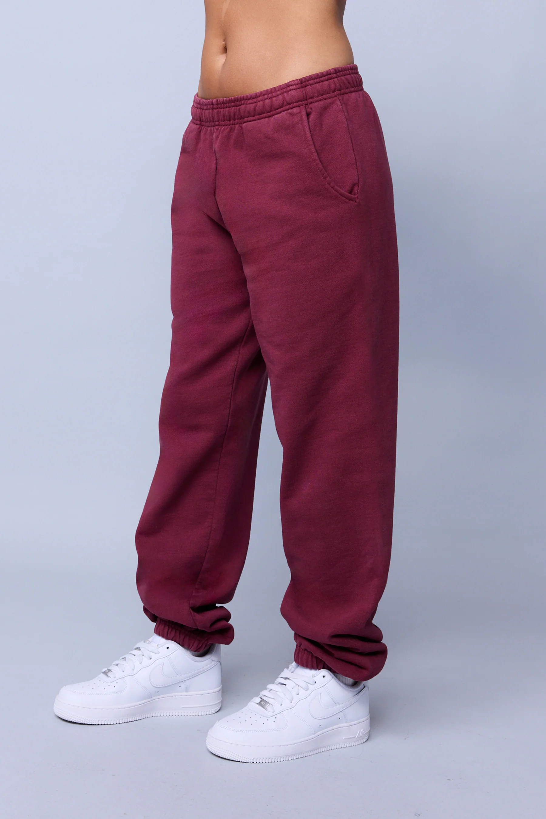 ME. Rose Sweatpant - Oxblood - Image 6