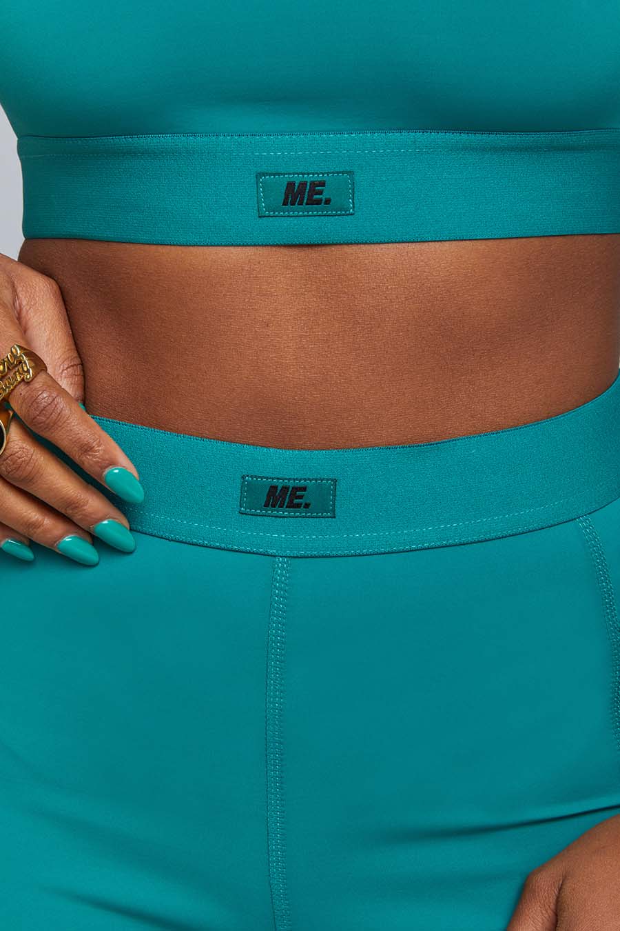 ME. Teal Bike Short - Image 3