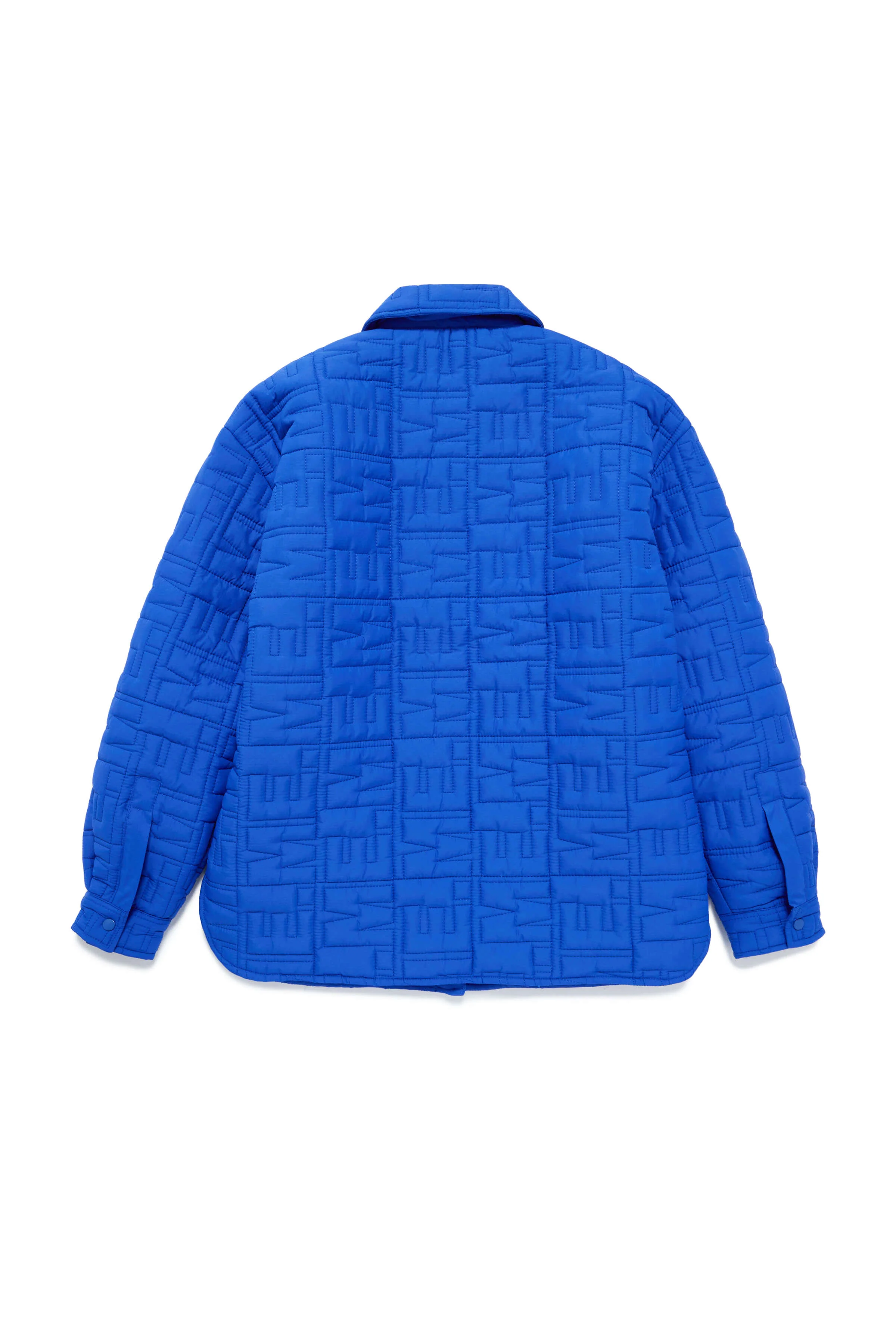 Monogram Quilted Puff Shacket - Cobalt - Image 16
