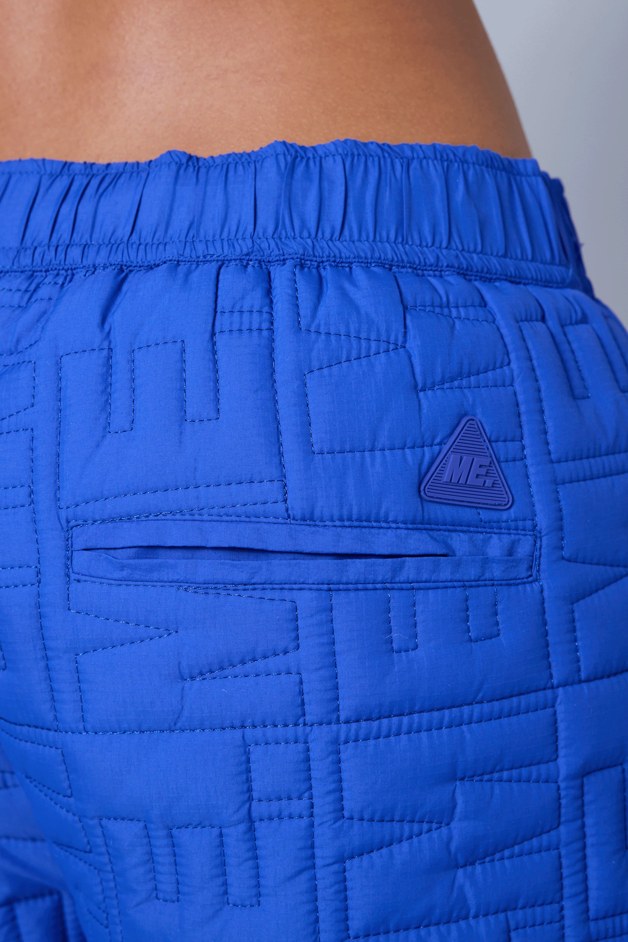 Monogram Quilted Puff Tech Pant - Cobalt - Image 15