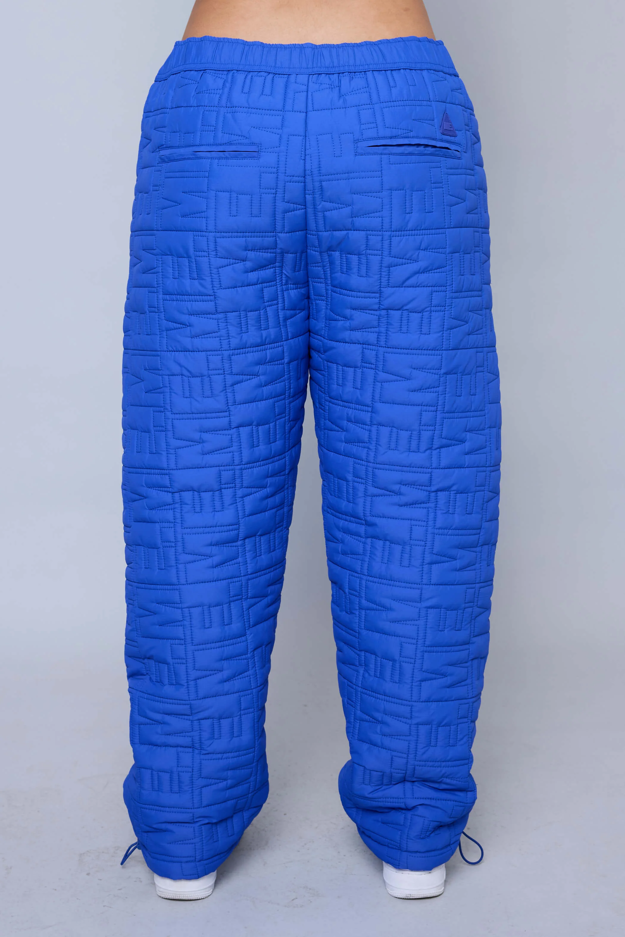 Monogram Quilted Puff Tech Pant - Cobalt - Image 6