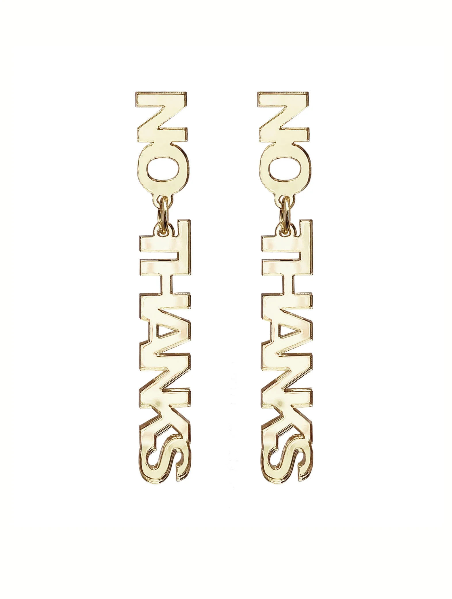 No Thanks Earrings