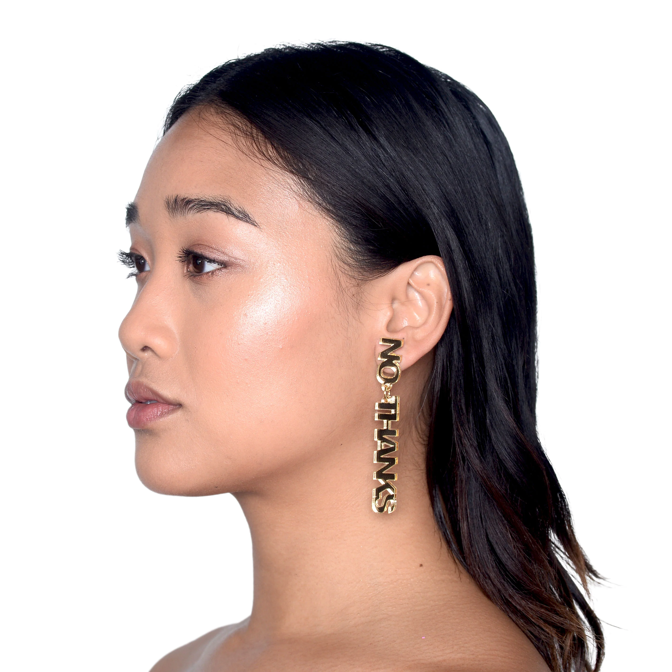 No Thanks Earrings - Image 2