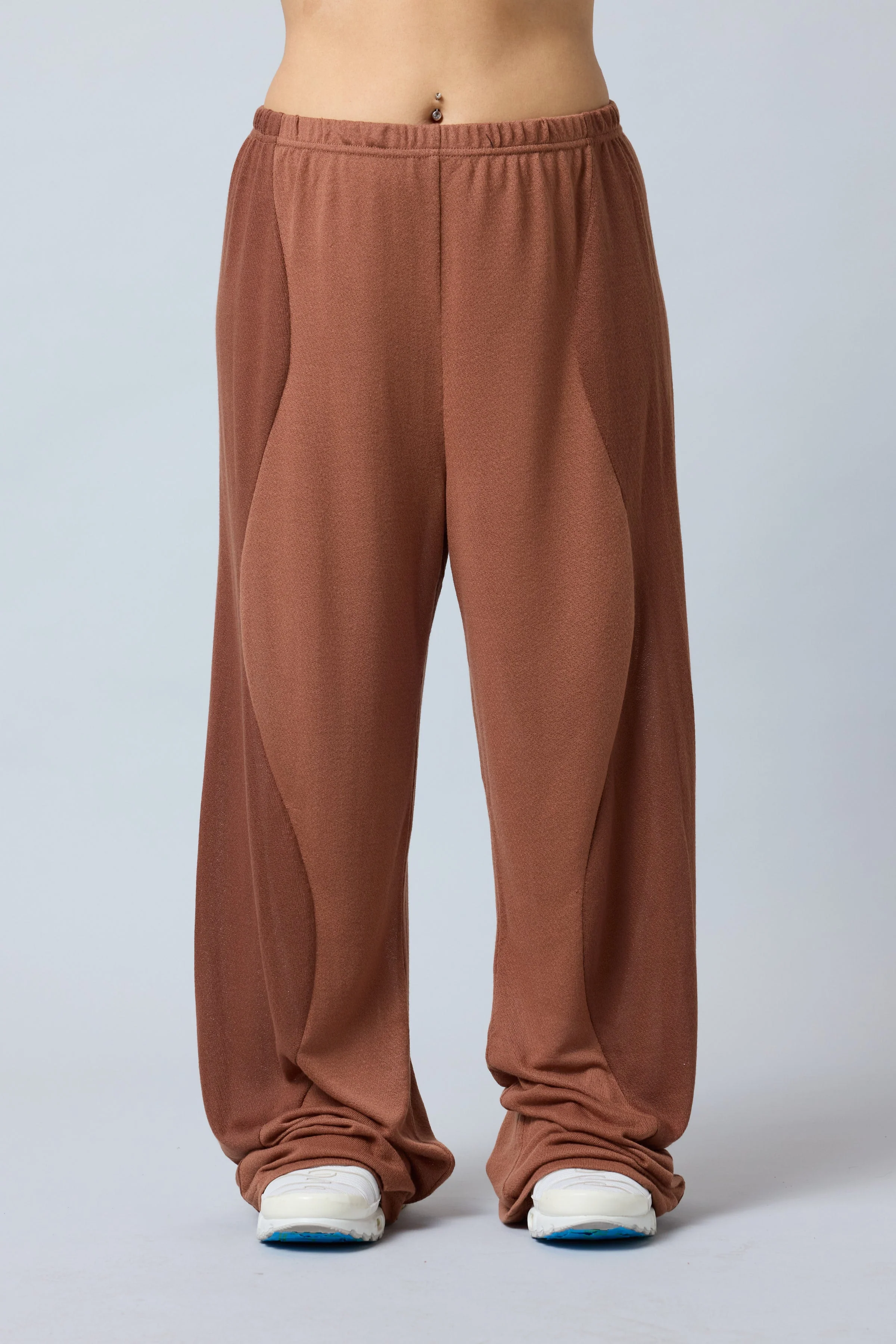 Out of Office Knit Pant - Coffee - Image 4