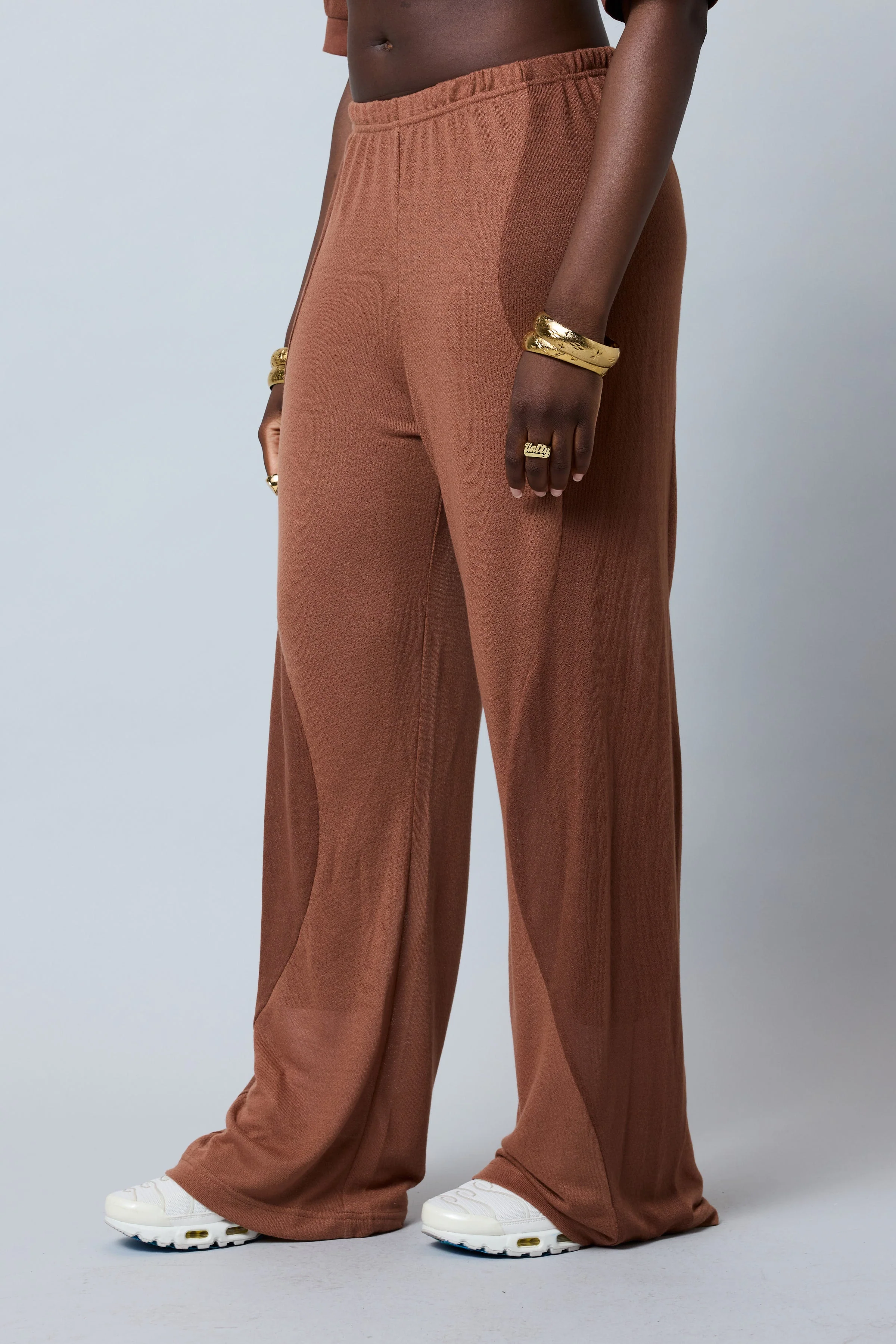 Out of Office Knit Pant - Coffee - Image 8