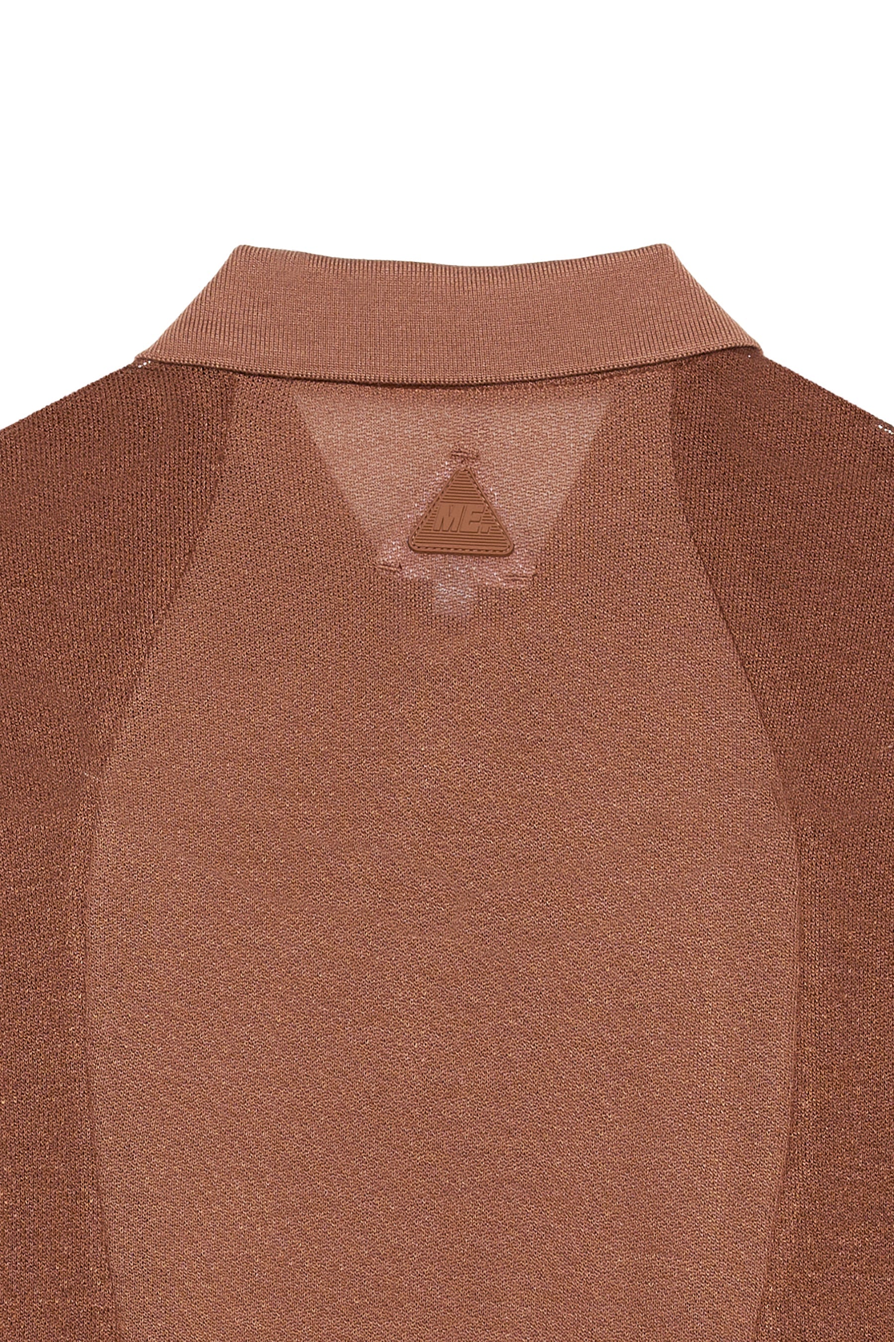 Out of Office Knit Polo - Coffee - Image 10
