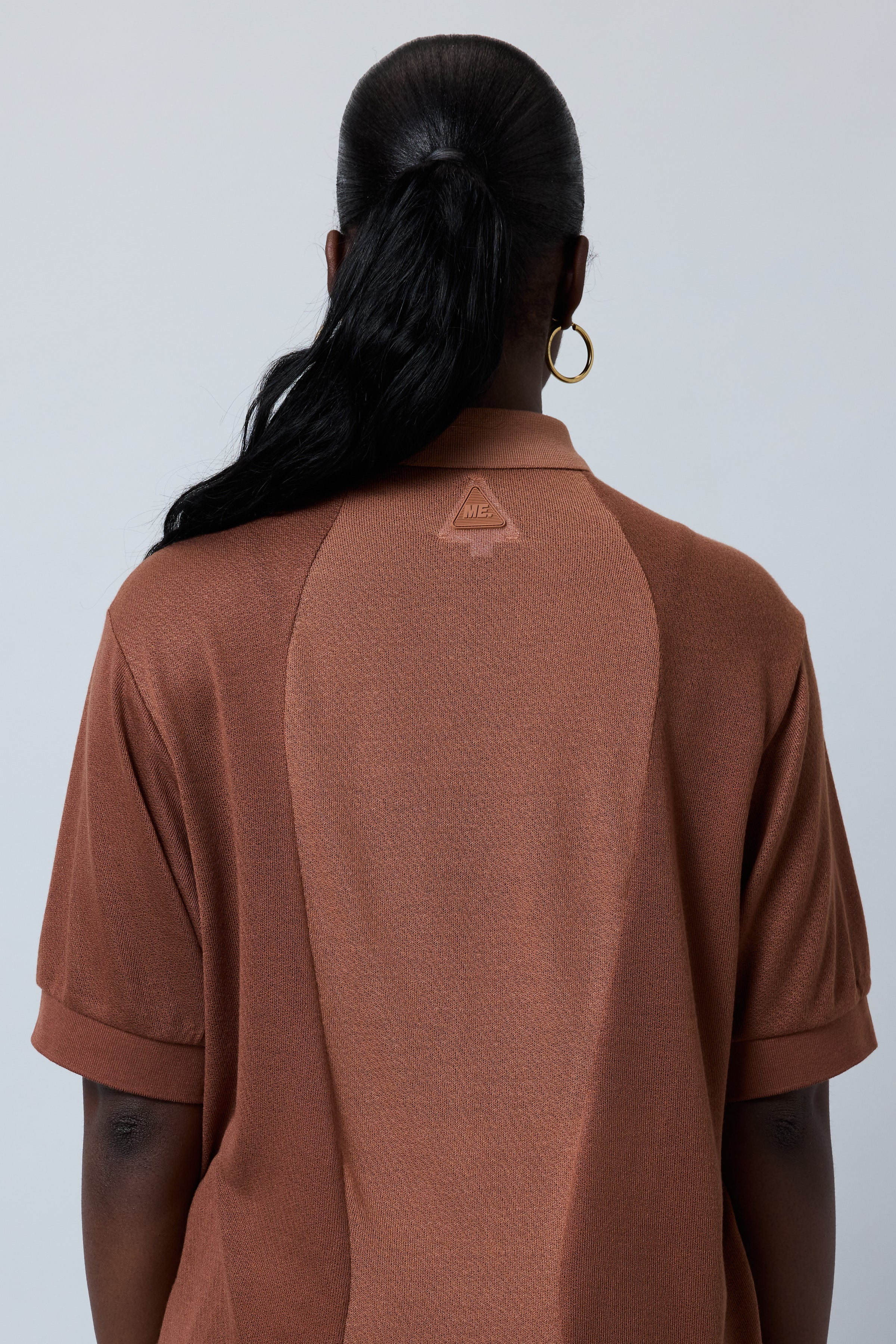 Out of Office Knit Polo - Coffee - Image 8